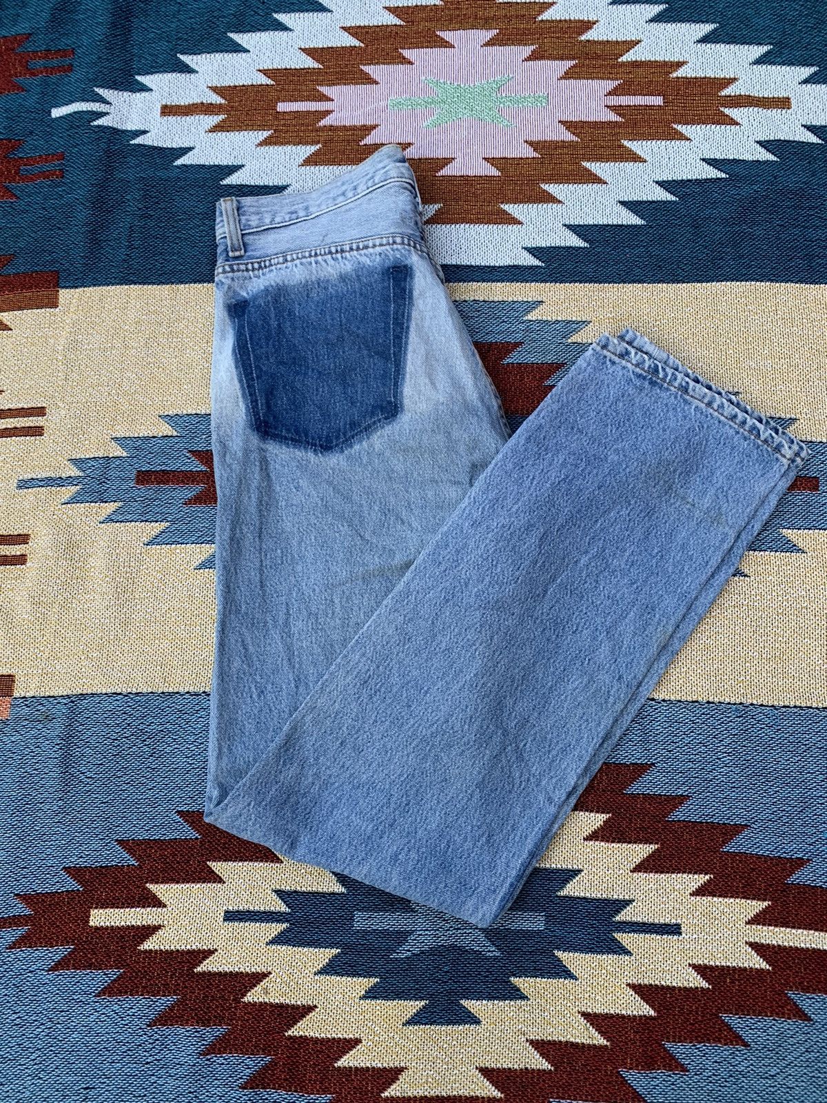 Levis 501 Custom X Bonum Tokyo Reworked Distressed Denim
