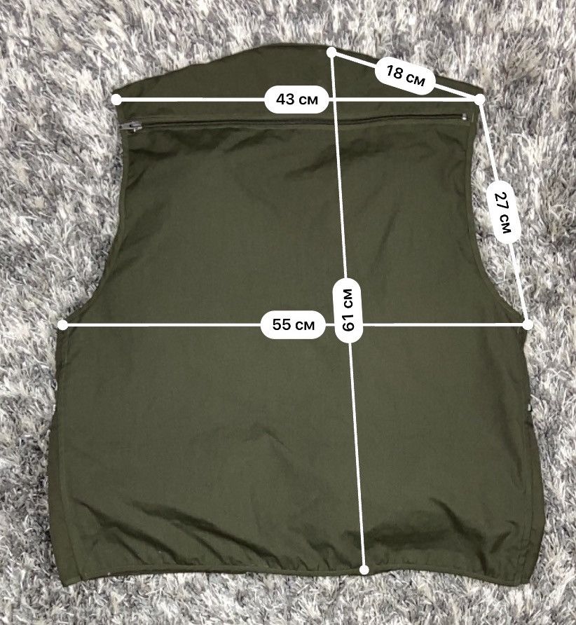 Japanese Brand ARCHIVE BAGGY PUFF MULTIPOCKET UTILITY BONDAGE VEST - № 2082 Size US L / EU 52-54 / 3 - 10 Thumbnail