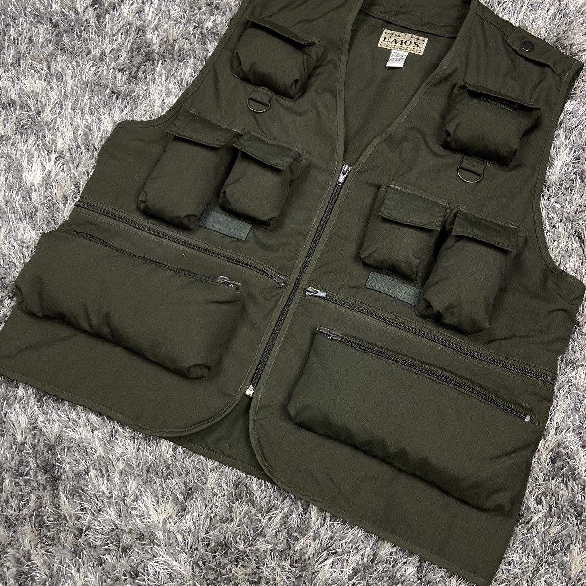 Japanese Brand ARCHIVE BAGGY PUFF MULTIPOCKET UTILITY BONDAGE VEST - № 2082 Size US L / EU 52-54 / 3 - 3 Thumbnail