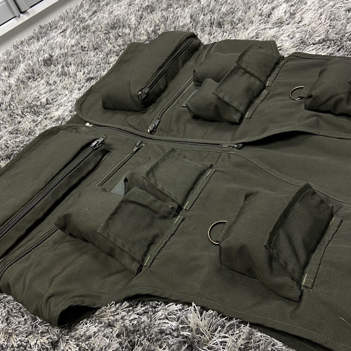 Japanese Brand ARCHIVE BAGGY PUFF MULTIPOCKET UTILITY BONDAGE VEST - № 2082 Size US L / EU 52-54 / 3 - 4 Thumbnail