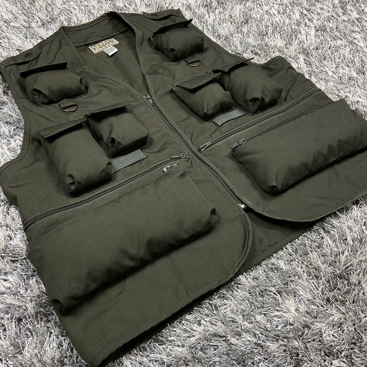 Japanese Brand ARCHIVE BAGGY PUFF MULTIPOCKET UTILITY BONDAGE VEST - № 2082 Size US L / EU 52-54 / 3 - 1 Thumbnail