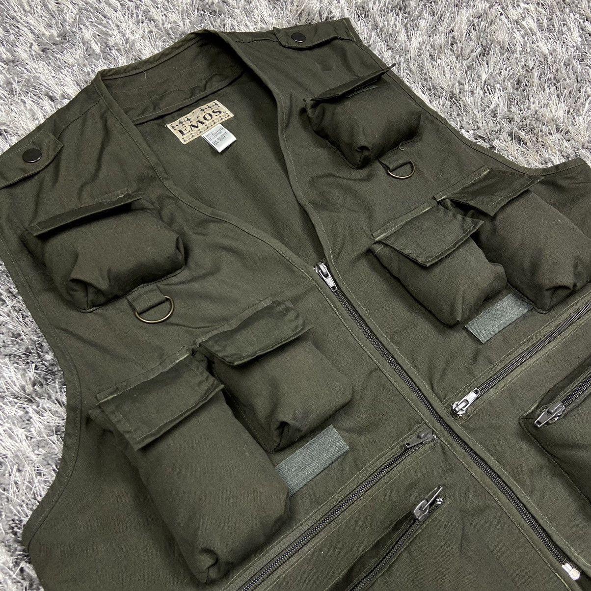 Japanese Brand ARCHIVE BAGGY PUFF MULTIPOCKET UTILITY BONDAGE VEST - № 2082 Size US L / EU 52-54 / 3 - 5 Thumbnail