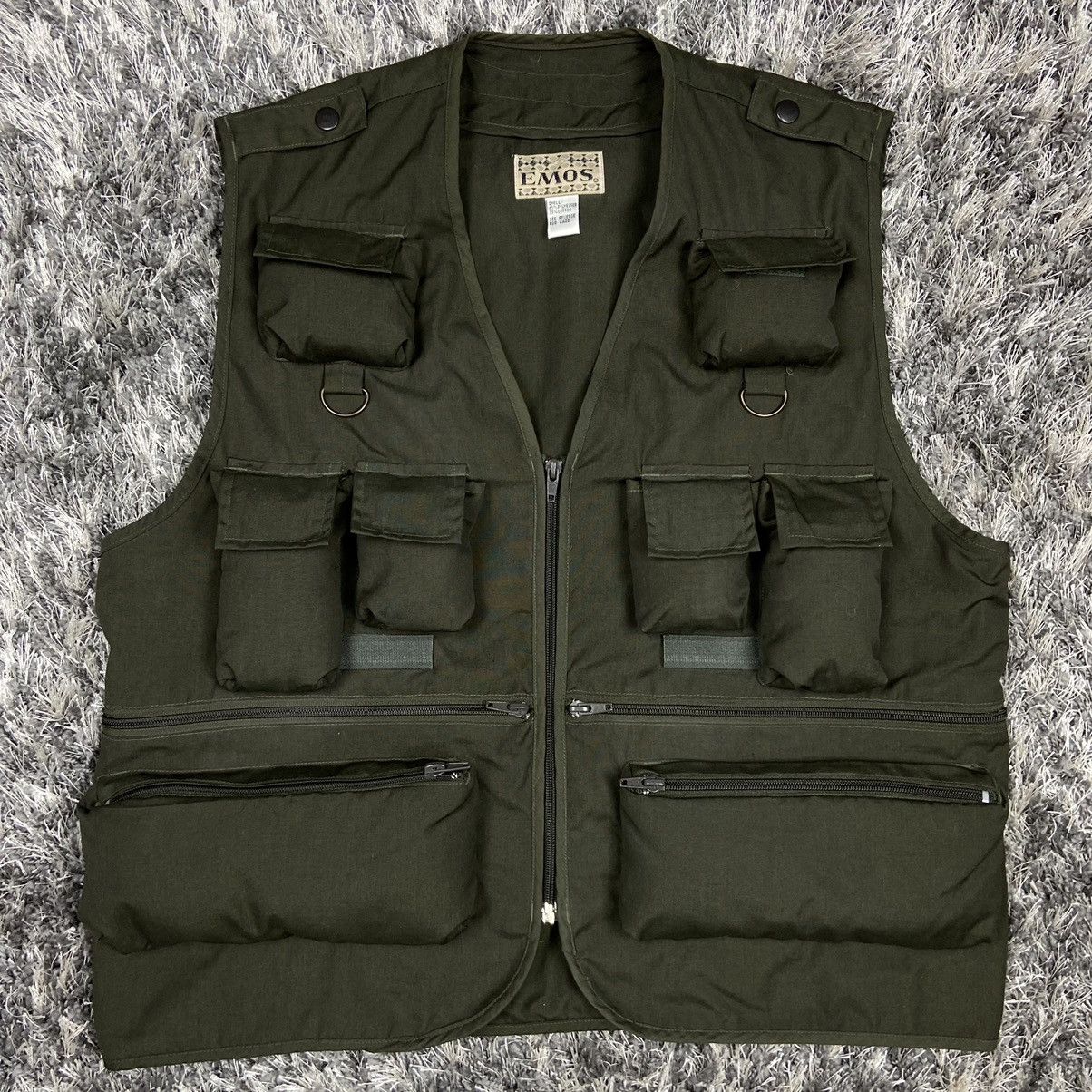 Japanese Brand ARCHIVE BAGGY PUFF MULTIPOCKET UTILITY BONDAGE VEST - № 2082 Size US L / EU 52-54 / 3 - 2 Thumbnail