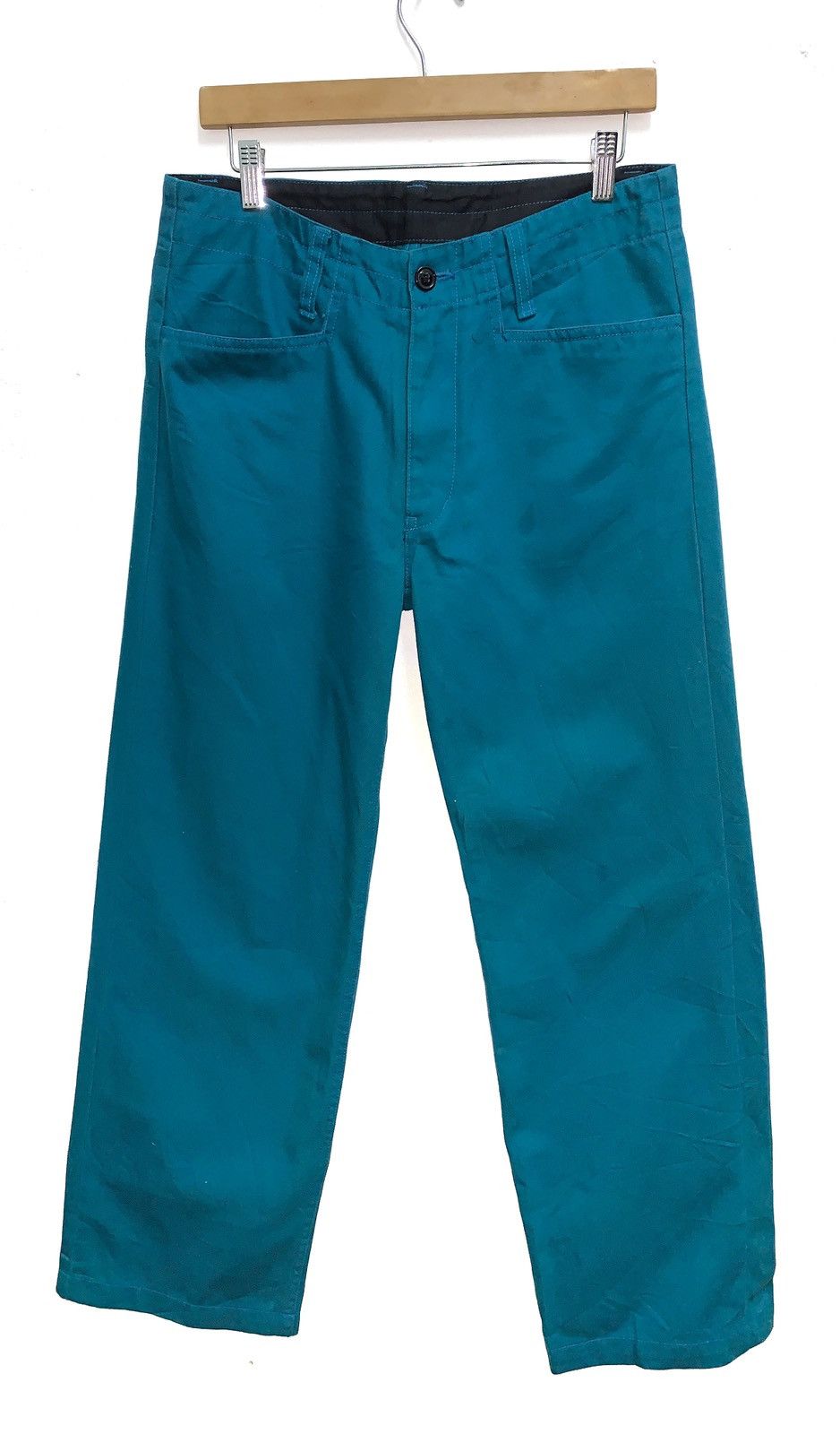 Japanese Brand × Other 291295 Homme Wide Legs Candy Cotton Blue. Size US 32 / EU 48 - 2 Thumbnail