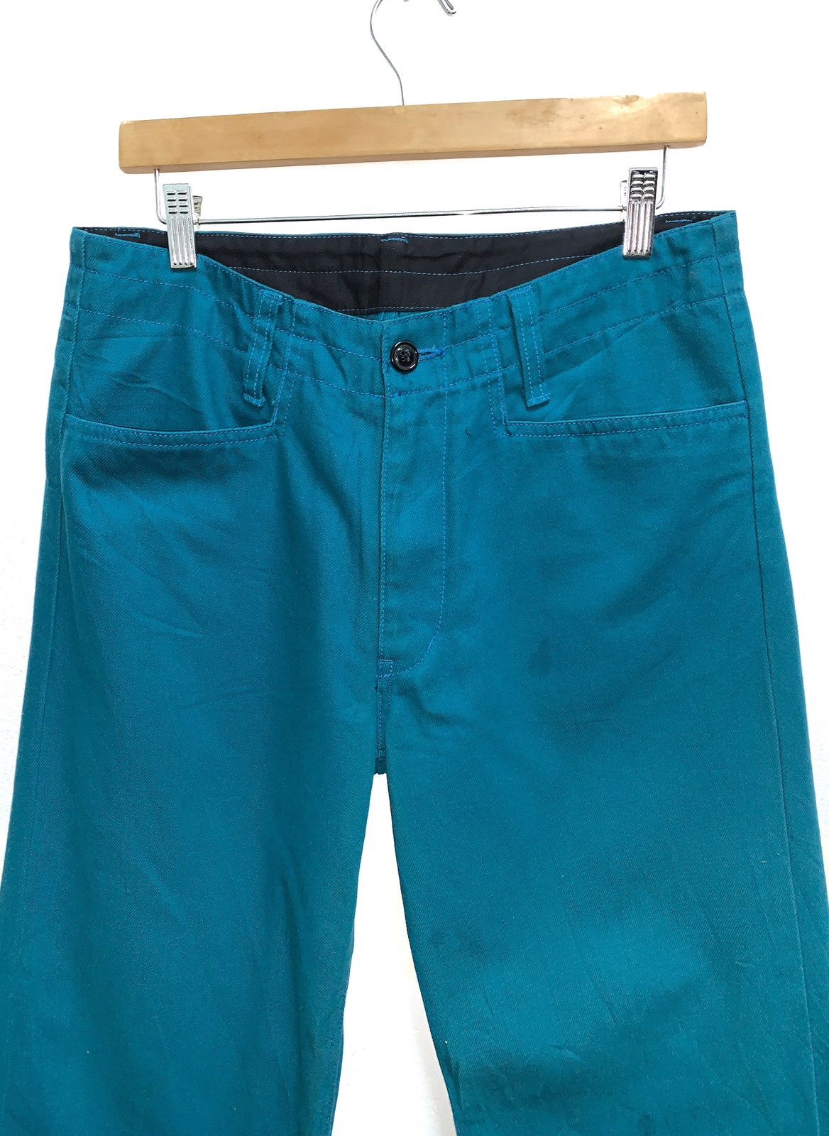 Japanese Brand × Other 291295 Homme Wide Legs Candy Cotton Blue. Size US 32 / EU 48 - 3 Thumbnail