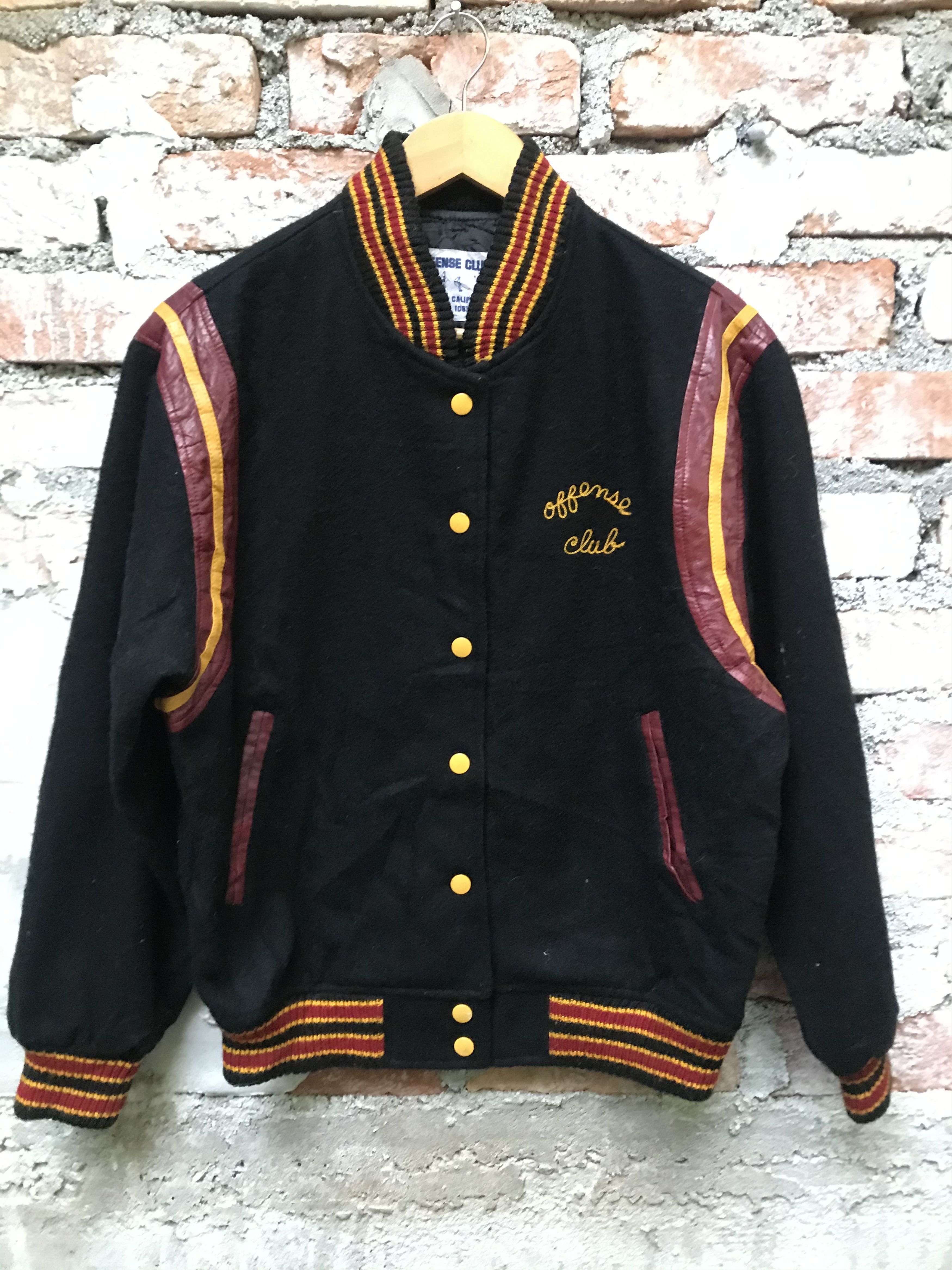 Offence Club By Troy Bros Varsity Teddy Jacket
