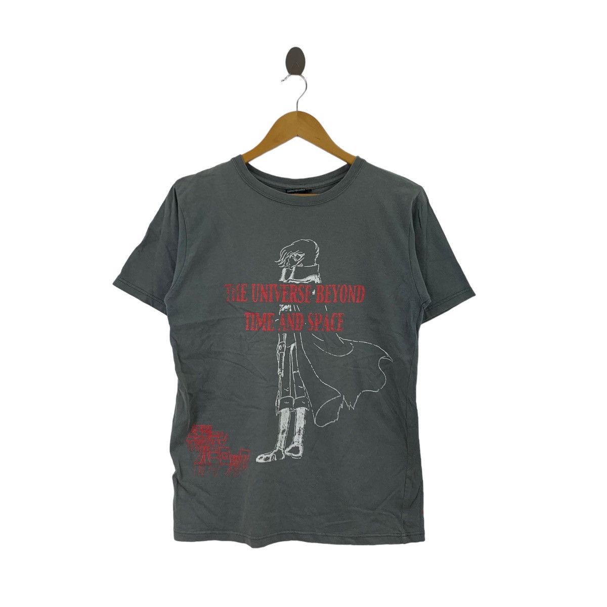image of Space Pirate Captain Harlock Toei Animation Japanese Anime in Grey, Men's (Size Large)