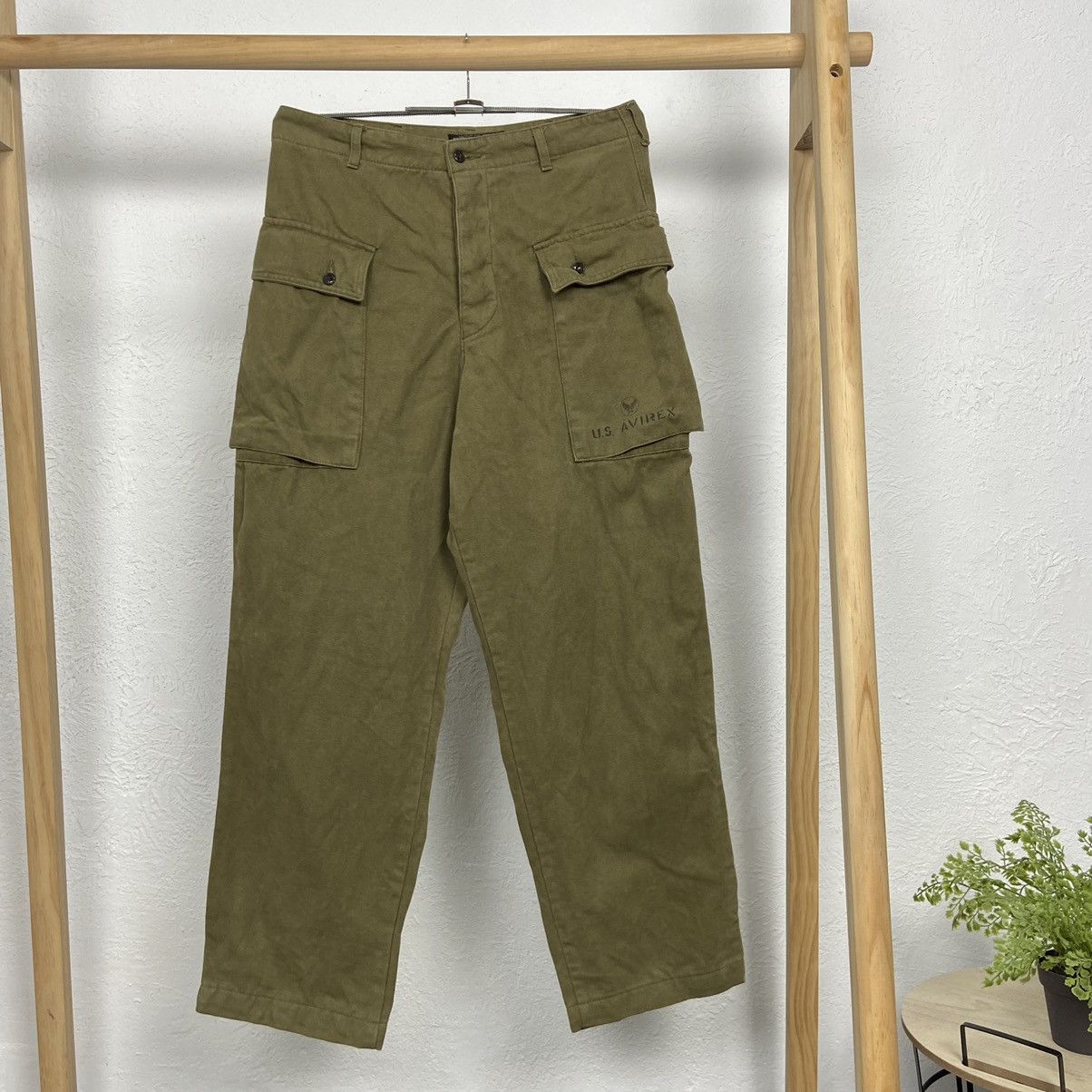 Avirex AVIREX ARCHIVE 1980s MULTIPOCKET UTILITY CARGO PANTS № 3015 Size US 32 / EU 48 - 2 Thumbnail