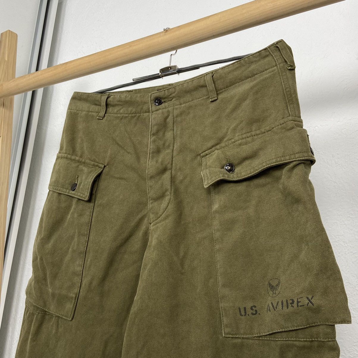 Avirex AVIREX ARCHIVE 1980s MULTIPOCKET UTILITY CARGO PANTS № 3015 Size US 32 / EU 48 - 6 Thumbnail
