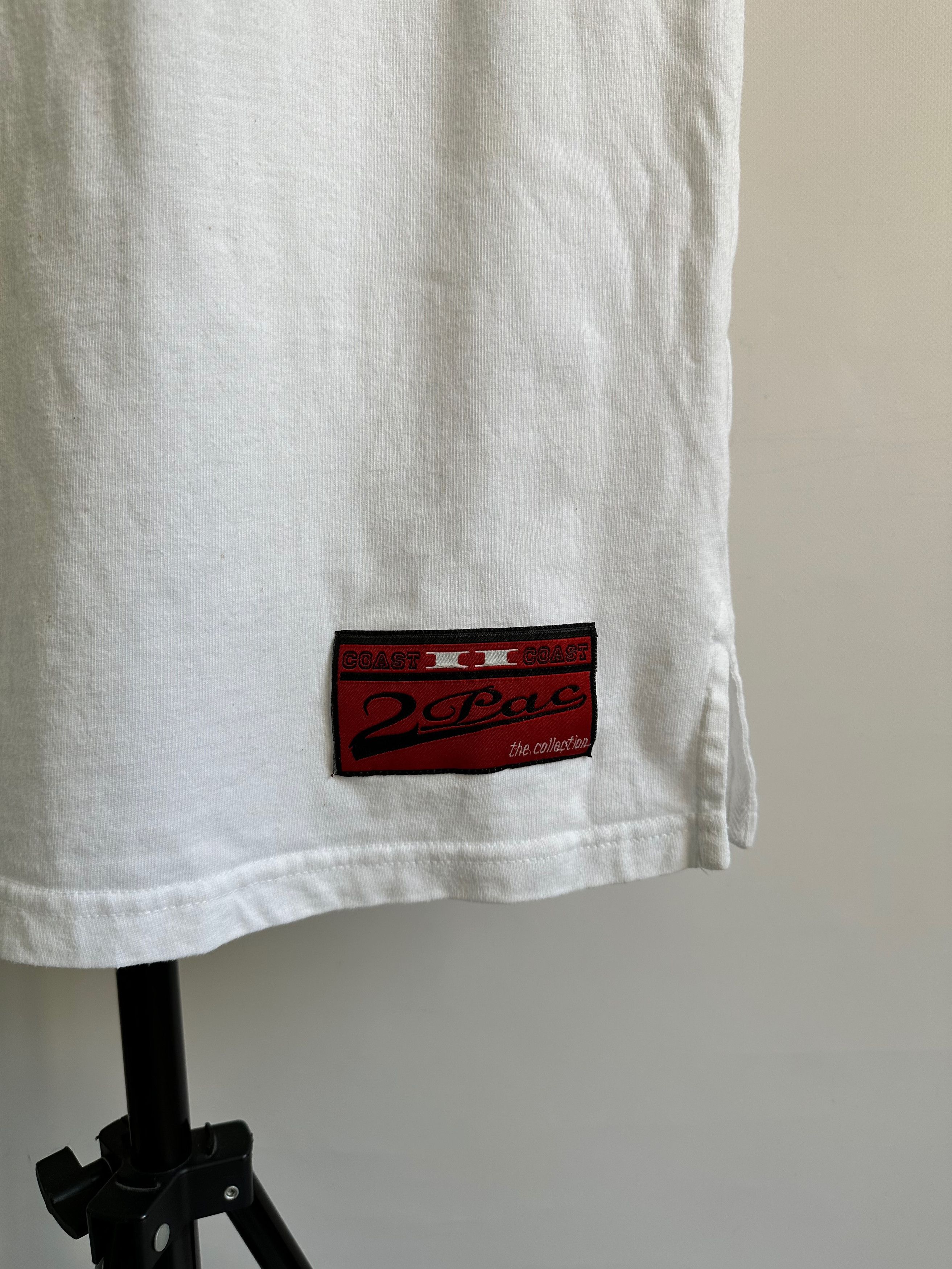 Rap Tees Vintage 2Pac Tupac Sleeveless Shirt white Size US L / EU 52-54 / 3 - 8 Thumbnail