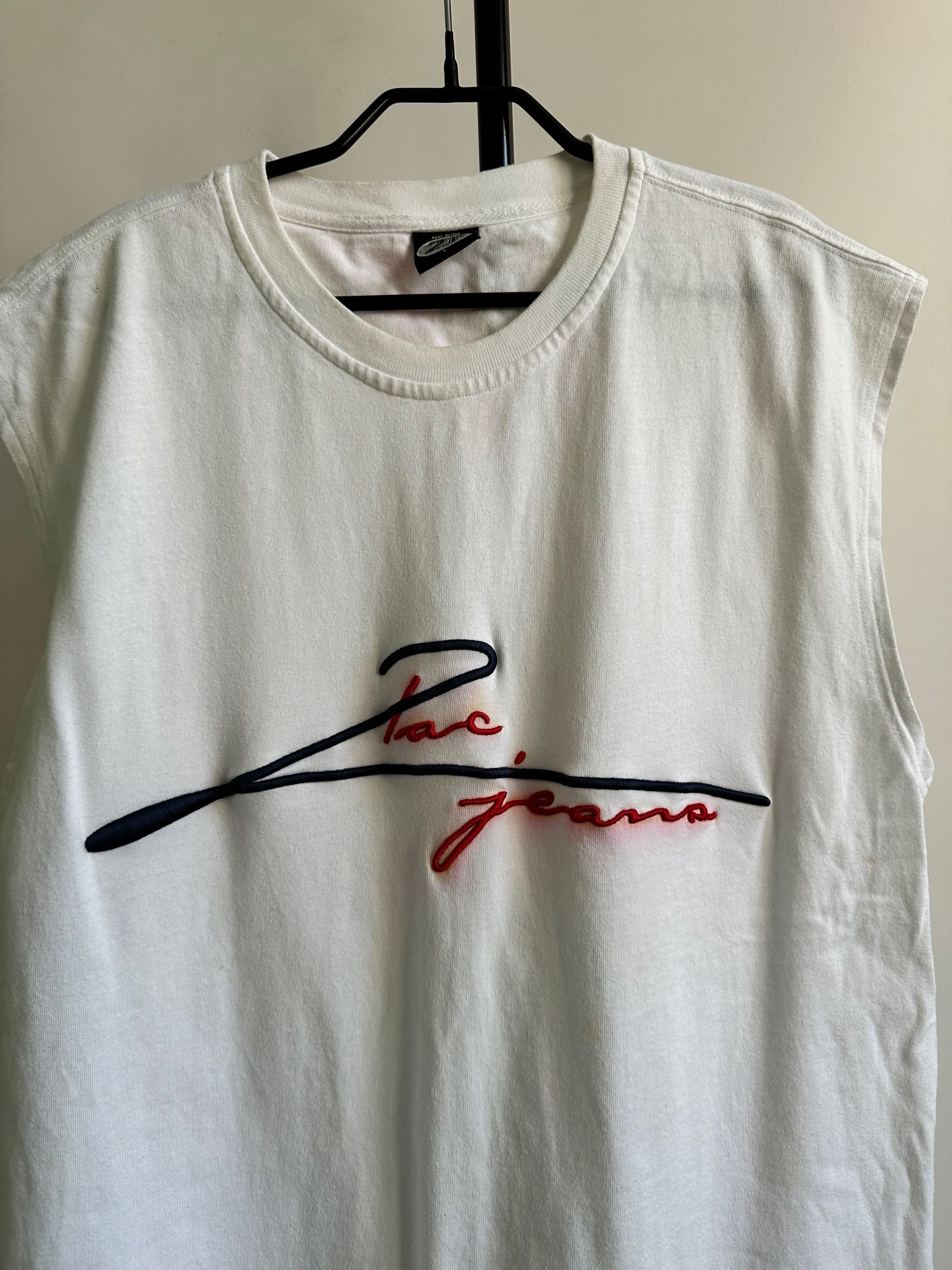 Rap Tees Vintage 2Pac Tupac Sleeveless Shirt white Size US L / EU 52-54 / 3 - 10 Thumbnail
