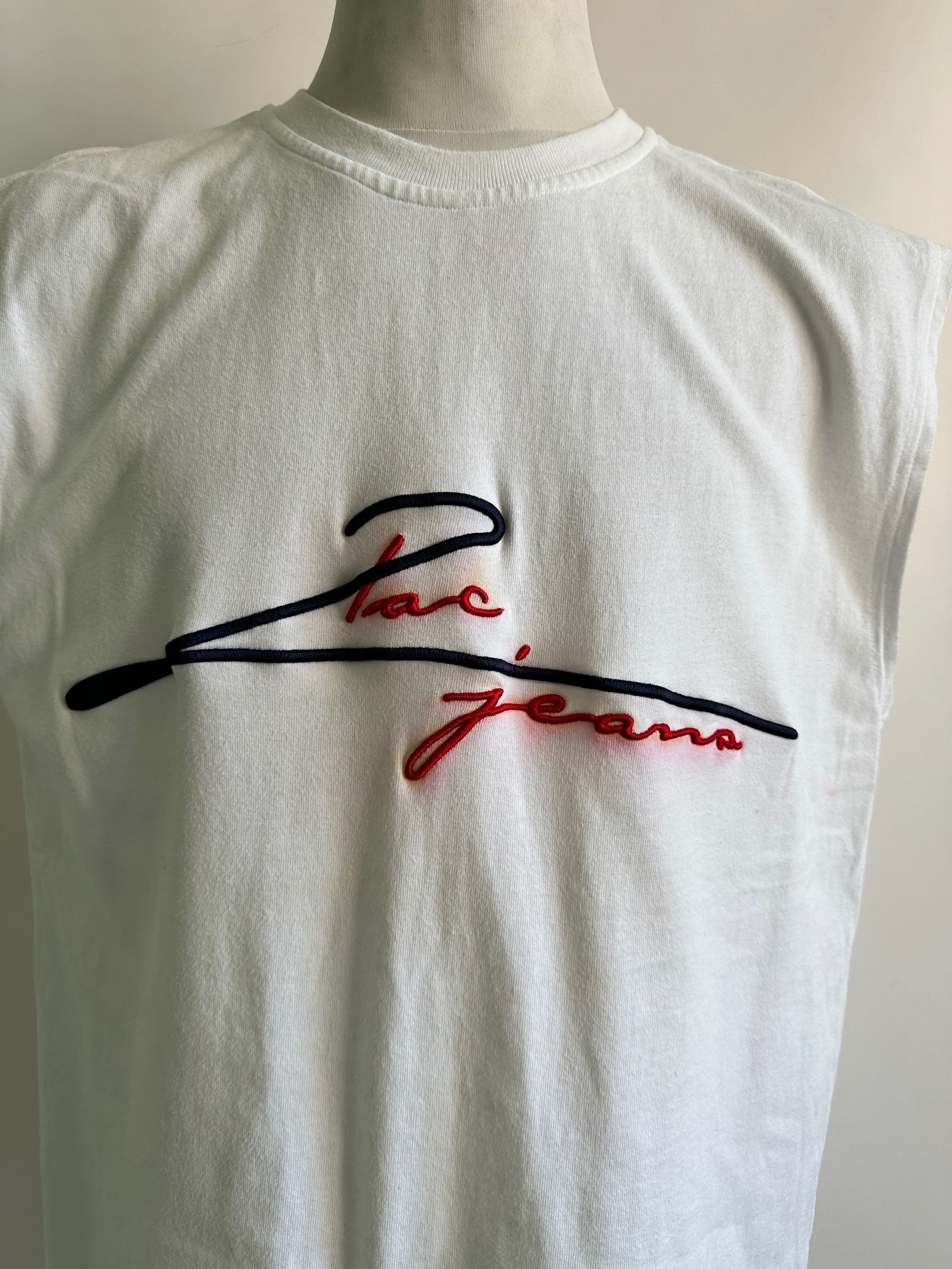 Rap Tees Vintage 2Pac Tupac Sleeveless Shirt white Size US L / EU 52-54 / 3 - 4 Thumbnail