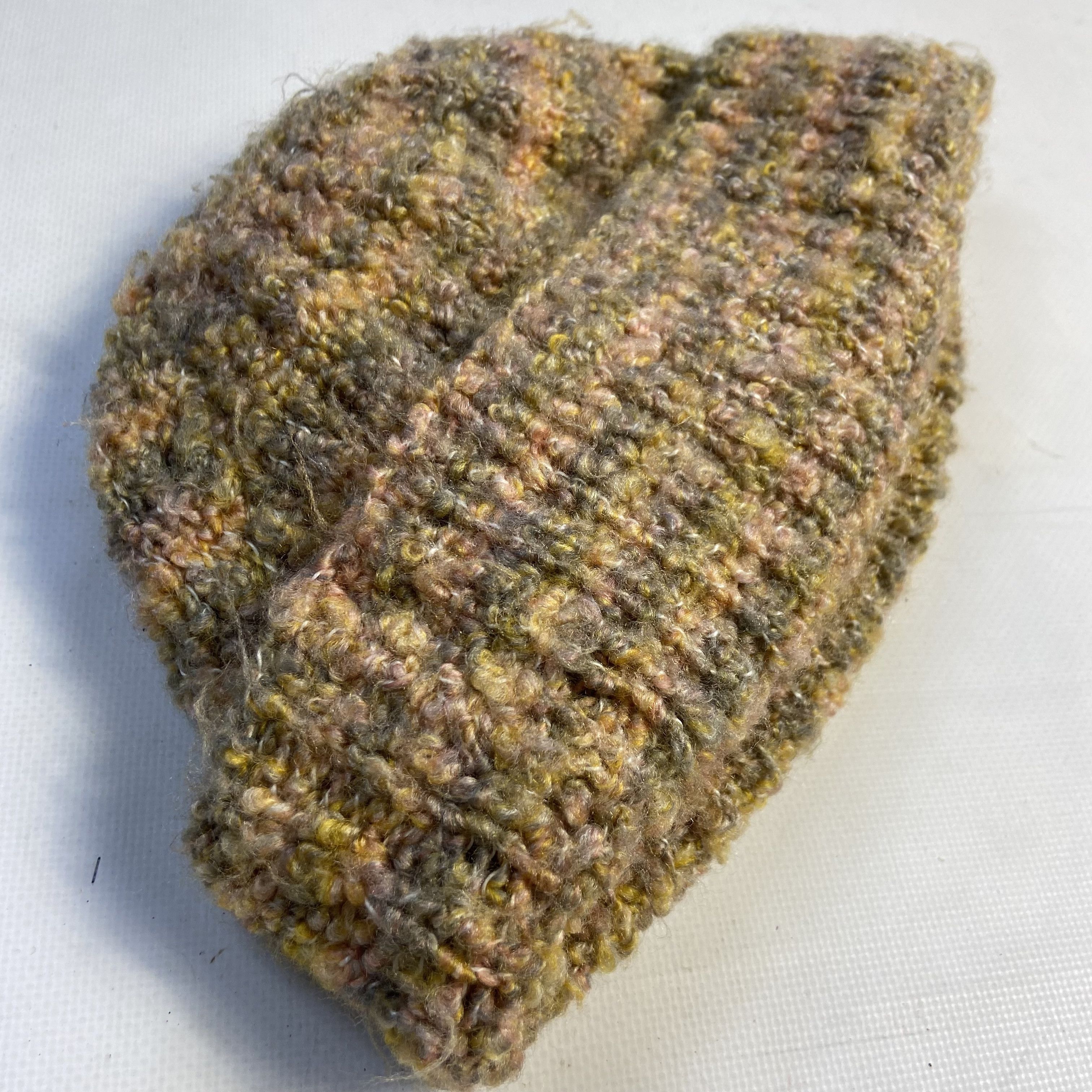 Handmade RARE HANDCRAFTED WOOL KNITED BEANIE HAT 4272 Size ONE SIZE - 3 Thumbnail