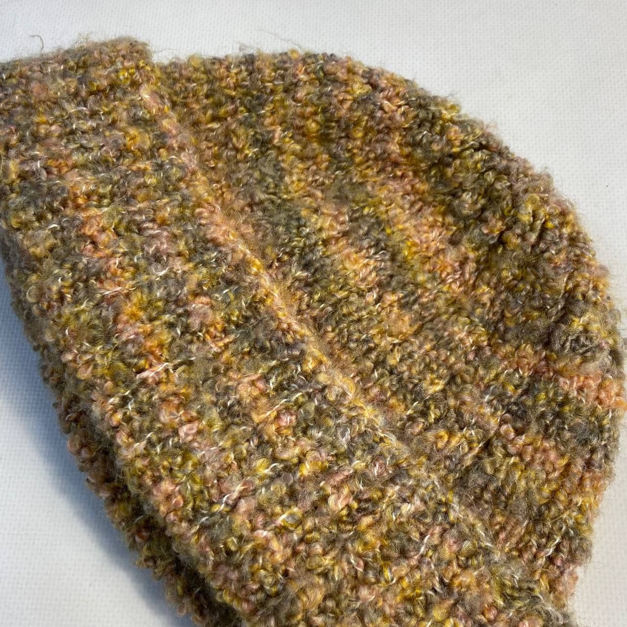 Handmade RARE HANDCRAFTED WOOL KNITED BEANIE HAT 4272 Size ONE SIZE - 2 Thumbnail
