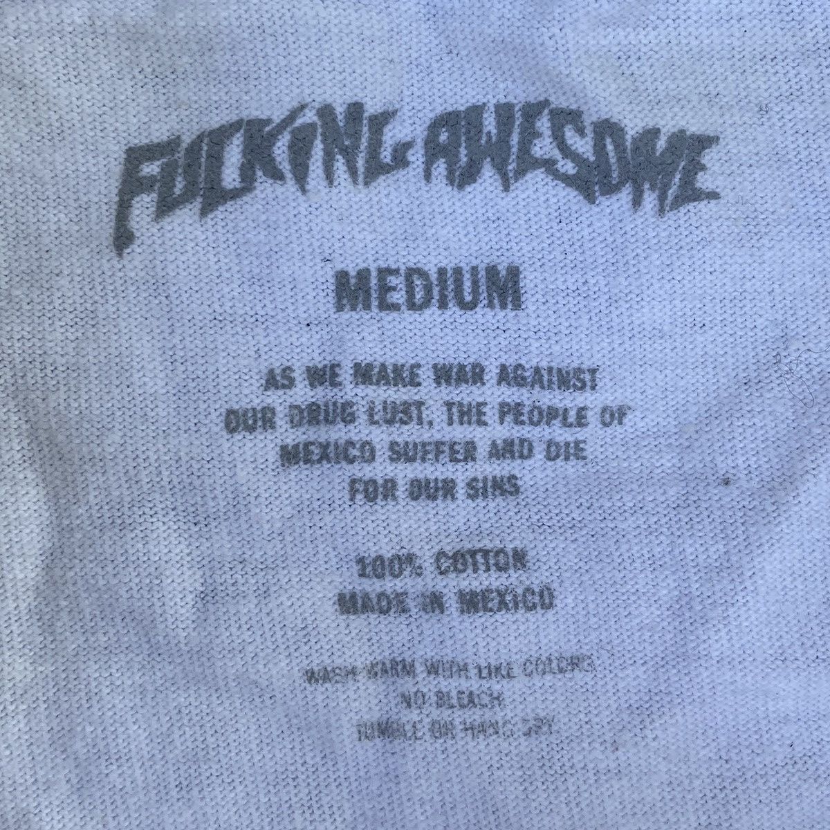 Fucking Awesome FUCKING AWESOME OG LOGO VINTAGE TEE - № 630 Size US M / EU 48-50 / 2 - 4 Thumbnail