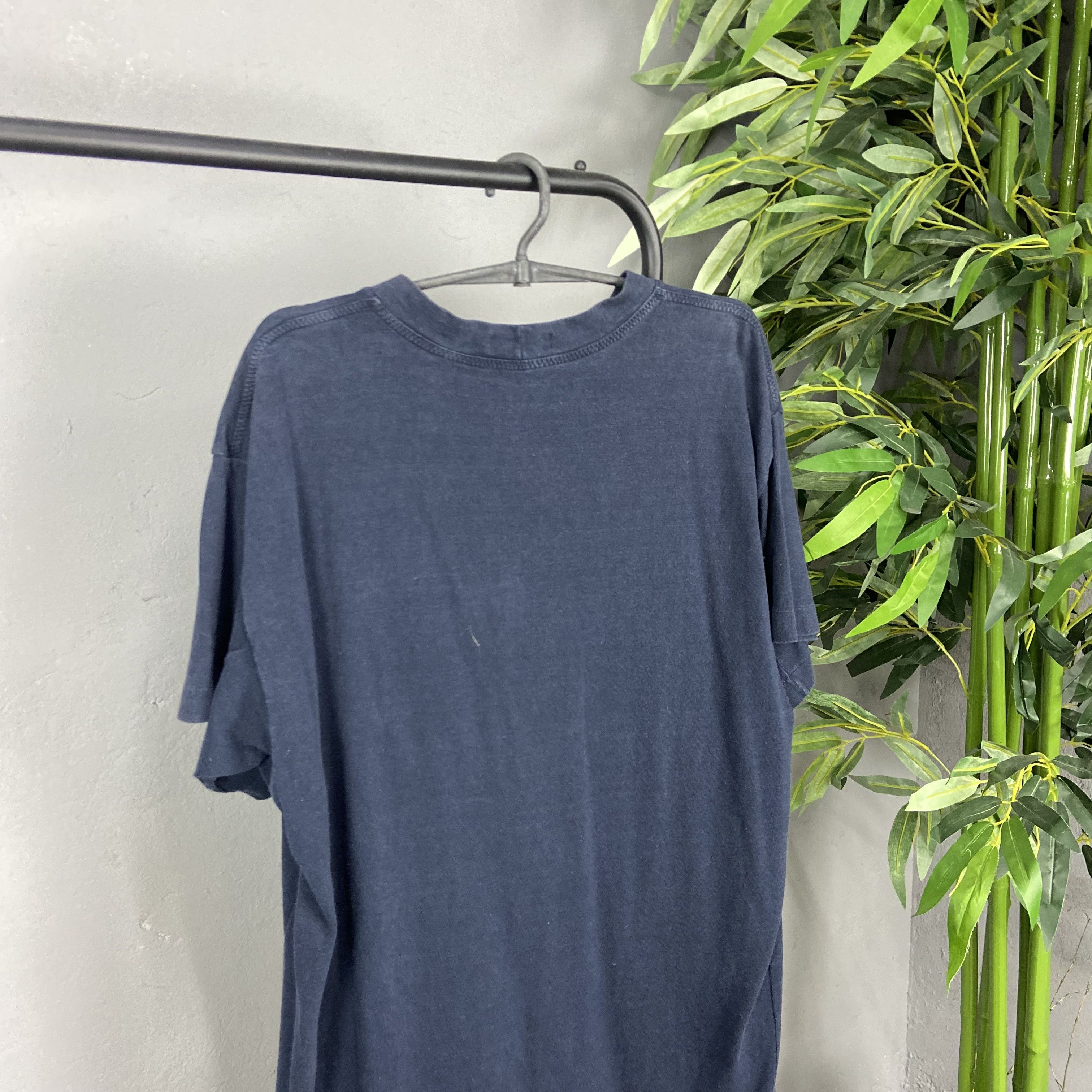 Stone Island 1980s ARCHIVE MINIMALISTIC LOGO RARE FADED SINGLE STITCH TEE Size US XXL / EU 58 / 5 - 7 Thumbnail