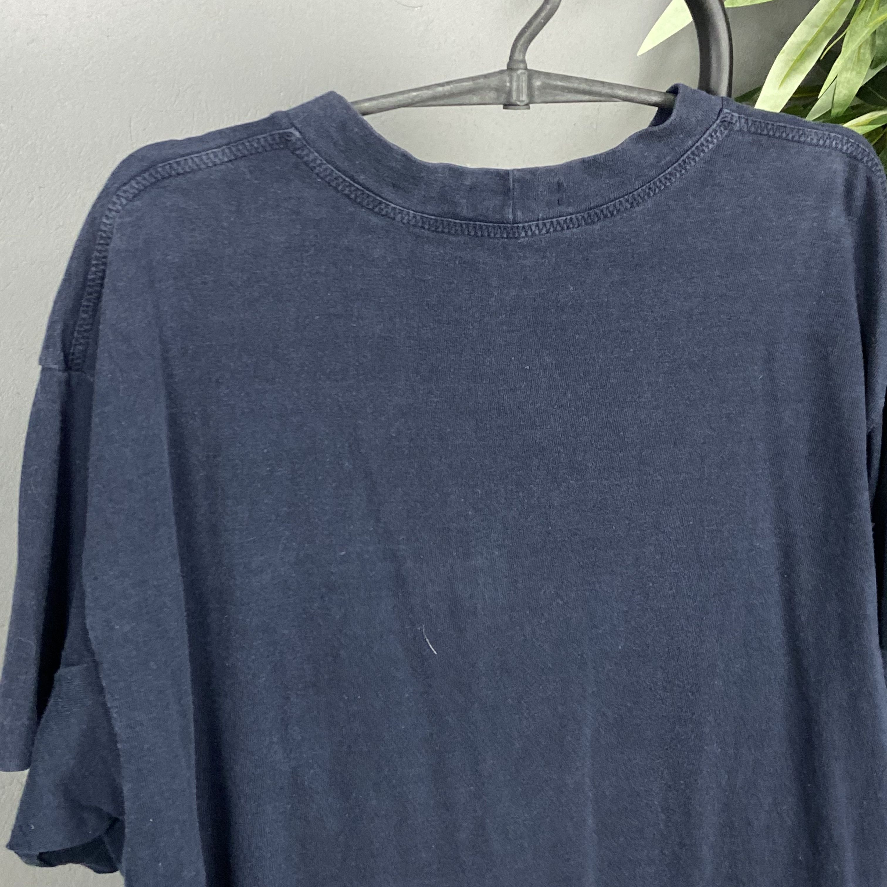 Stone Island 1980s ARCHIVE MINIMALISTIC LOGO RARE FADED SINGLE STITCH TEE Size US XXL / EU 58 / 5 - 6 Thumbnail