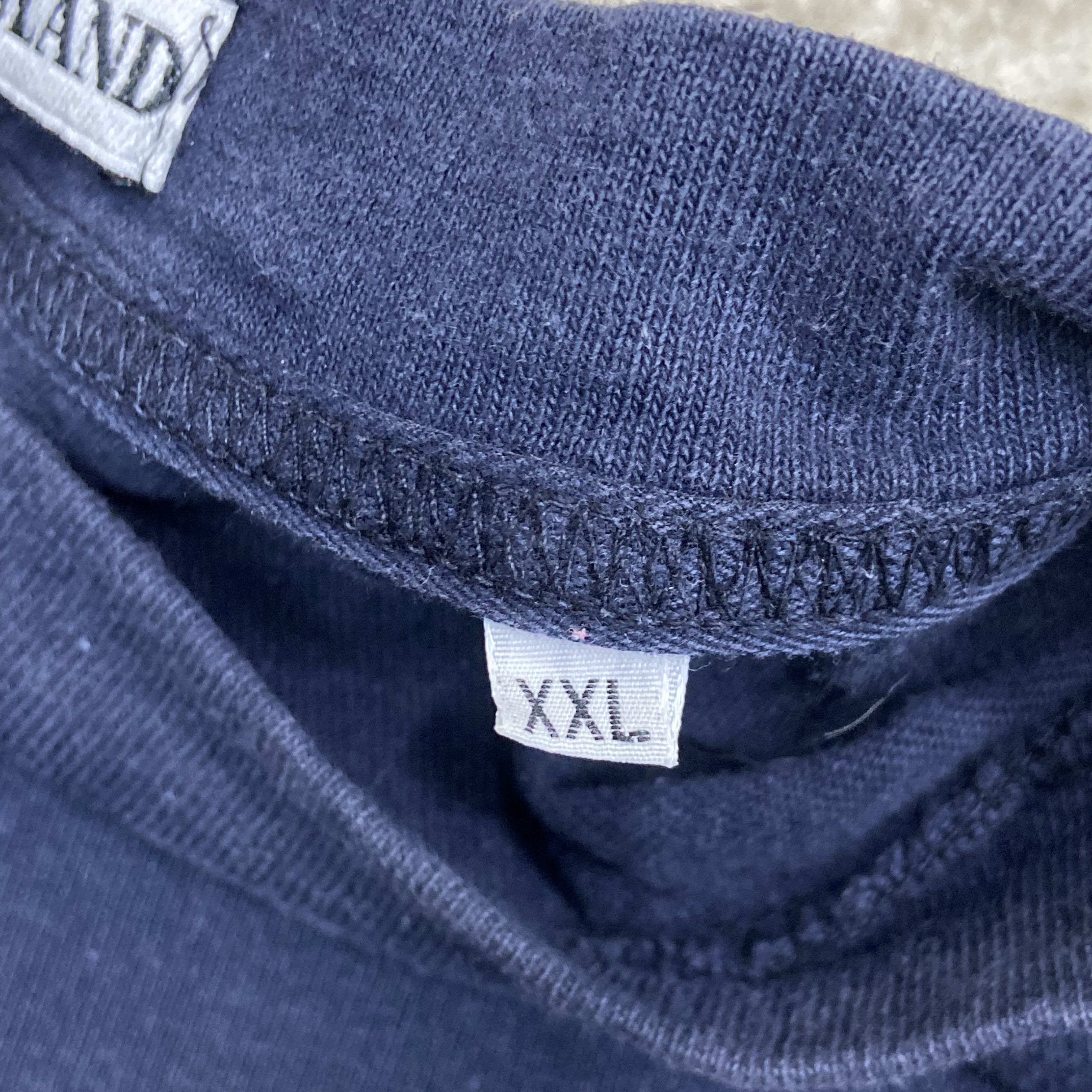 Stone Island 1980s ARCHIVE MINIMALISTIC LOGO RARE FADED SINGLE STITCH TEE Size US XXL / EU 58 / 5 - 8 Thumbnail