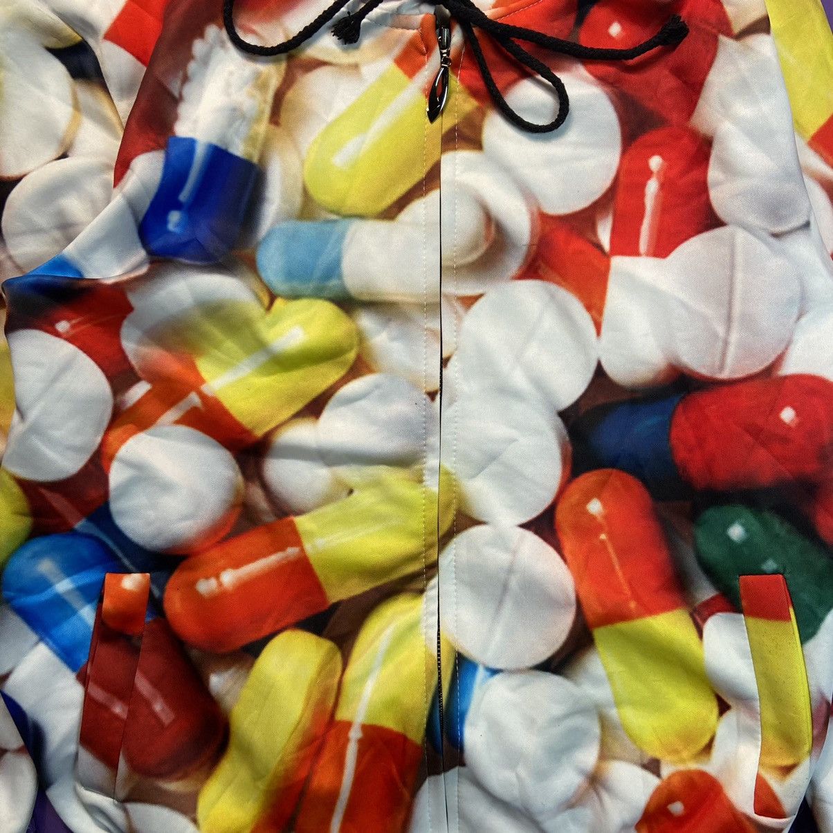 Japanese Brand 💊 PILLS PSYCHEDELIC 💊 VINTAGE OVER PRINTED DRUGS JACKET Size US L / EU 52-54 / 3 - 3 Thumbnail