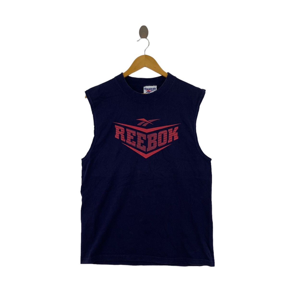 Reebok Vintage REEBOK SPORT Big Brand Print Black Sportswear Size US XL / EU 56 / 4 - 1 Thumbnail