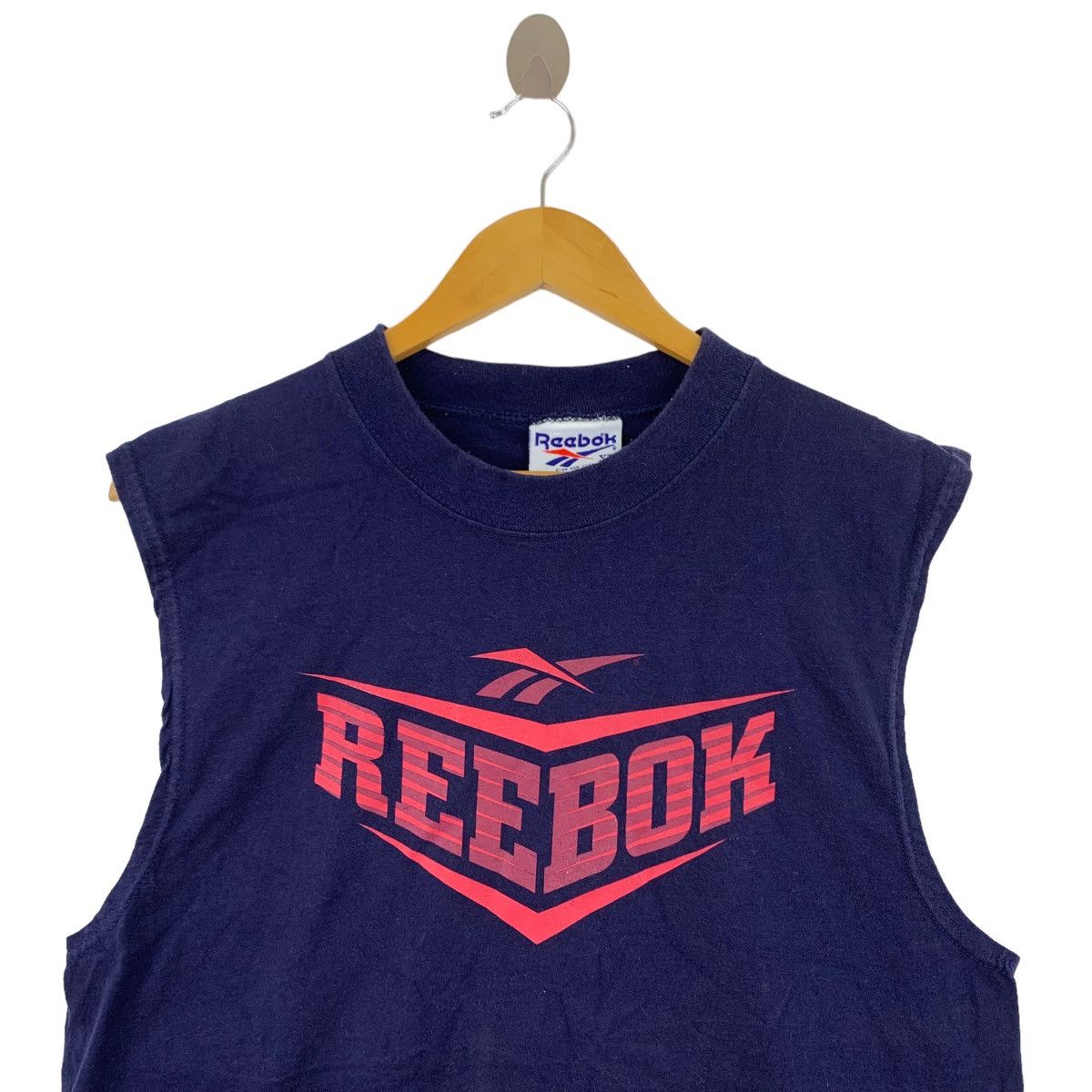 Reebok Vintage REEBOK SPORT Big Brand Print Black Sportswear Size US XL / EU 56 / 4 - 2 Thumbnail