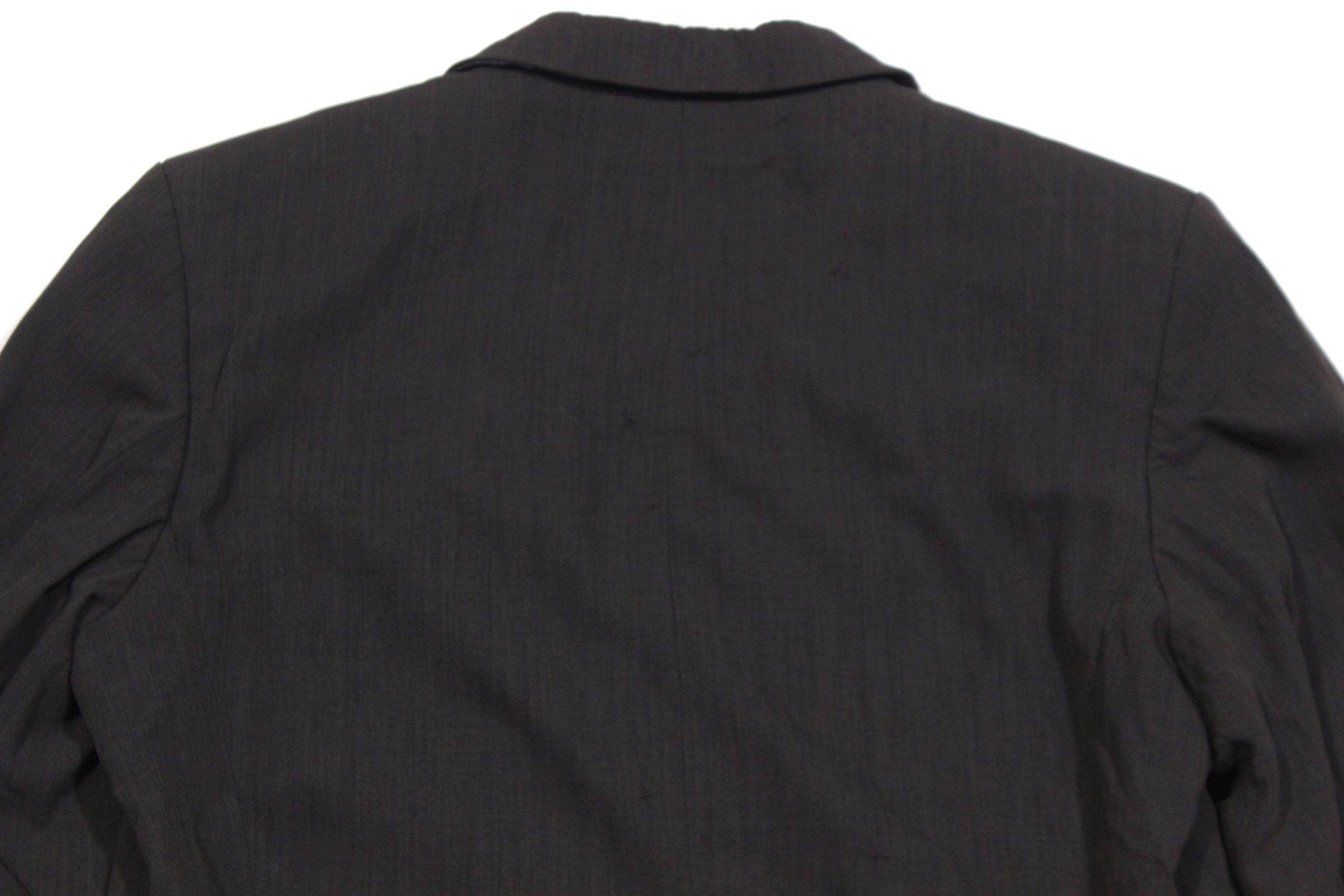 Dries Van Noten 90S Wool Distressed Blazer Vintage Size S / US 4 / IT 40 - 5 Thumbnail