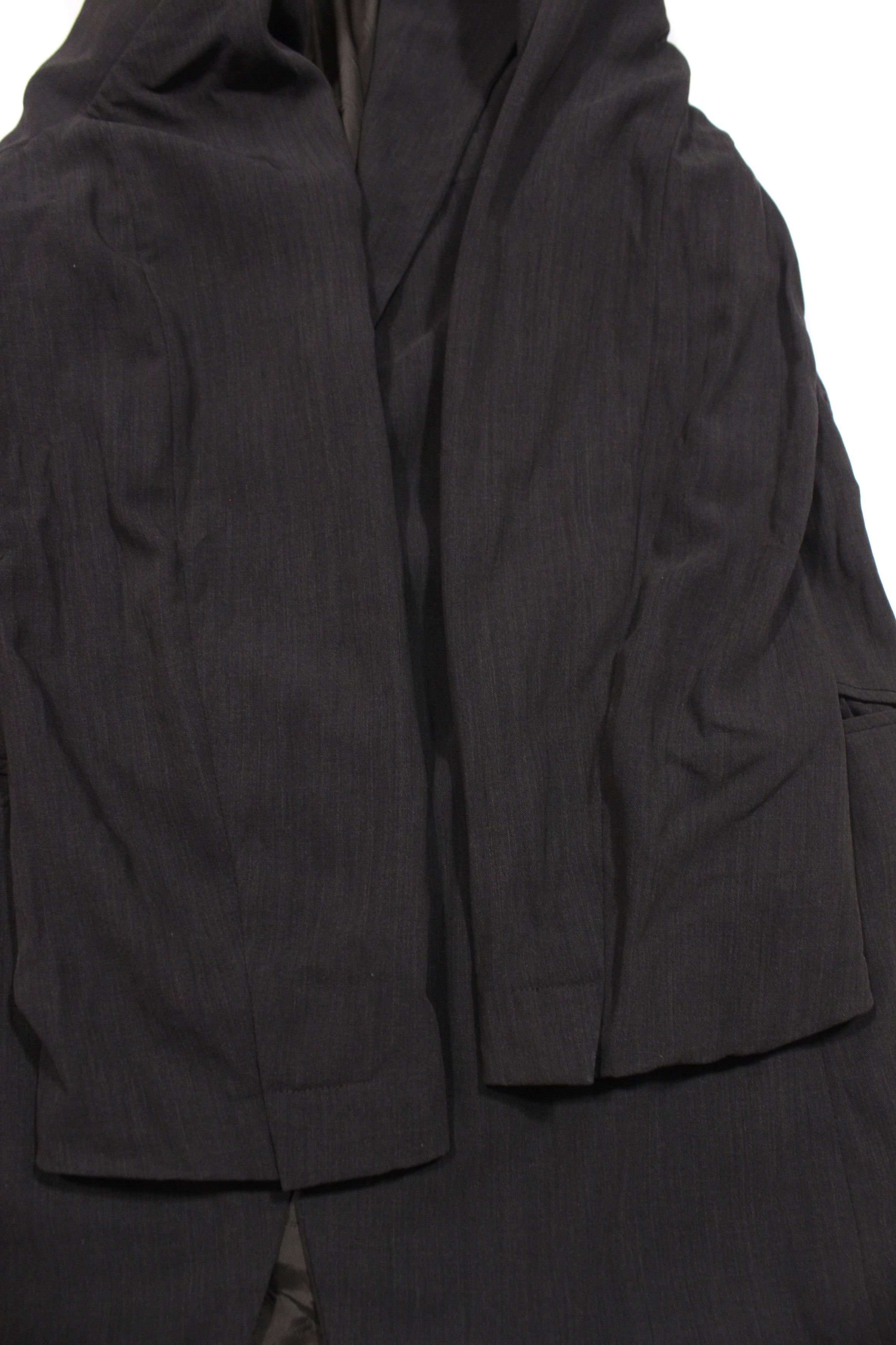 Dries Van Noten 90S Wool Distressed Blazer Vintage Size S / US 4 / IT 40 - 6 Thumbnail