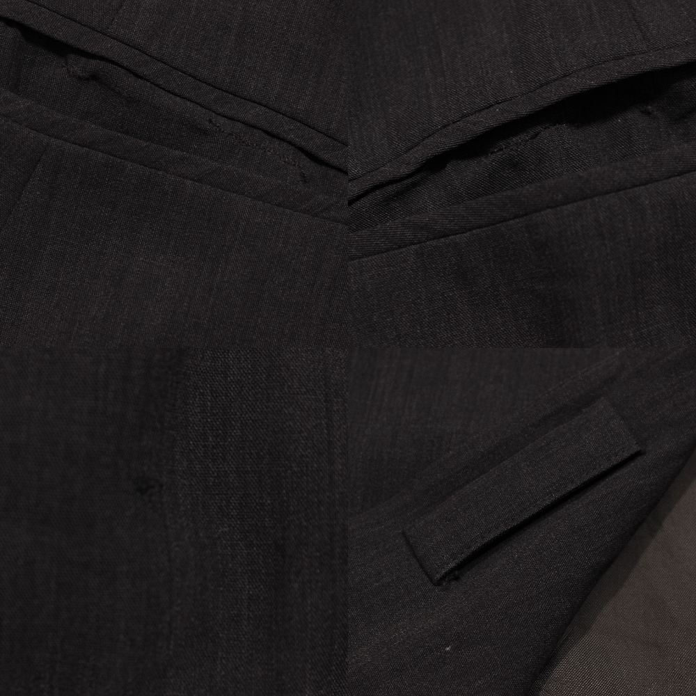 Dries Van Noten 90S Wool Distressed Blazer Vintage Size S / US 4 / IT 40 - 9 Thumbnail