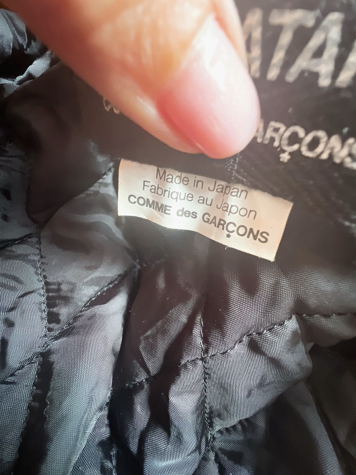 Comme des Garcons × Junya Watanabe 🔥 Junya Watanabe Flame crushed velvet padded biker jacket Size XS / US 0-2 / IT 36-38 - 9 Thumbnail