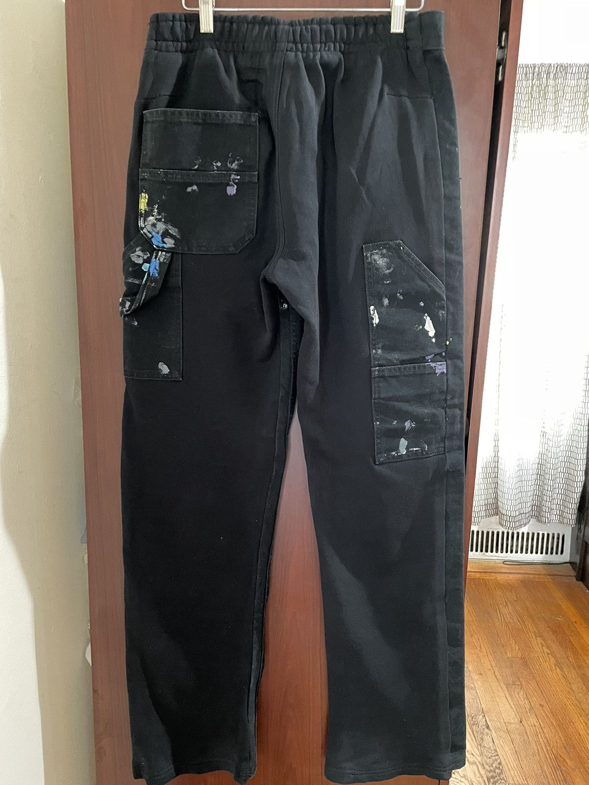 Off-White Off-White Paint Black Carpenter Pants. Size US 32 / EU 48 - 8 Thumbnail