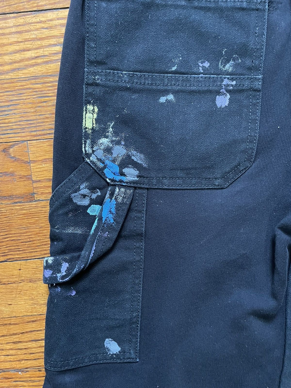 Off-White Off-White Paint Black Carpenter Pants. Size US 32 / EU 48 - 6 Thumbnail