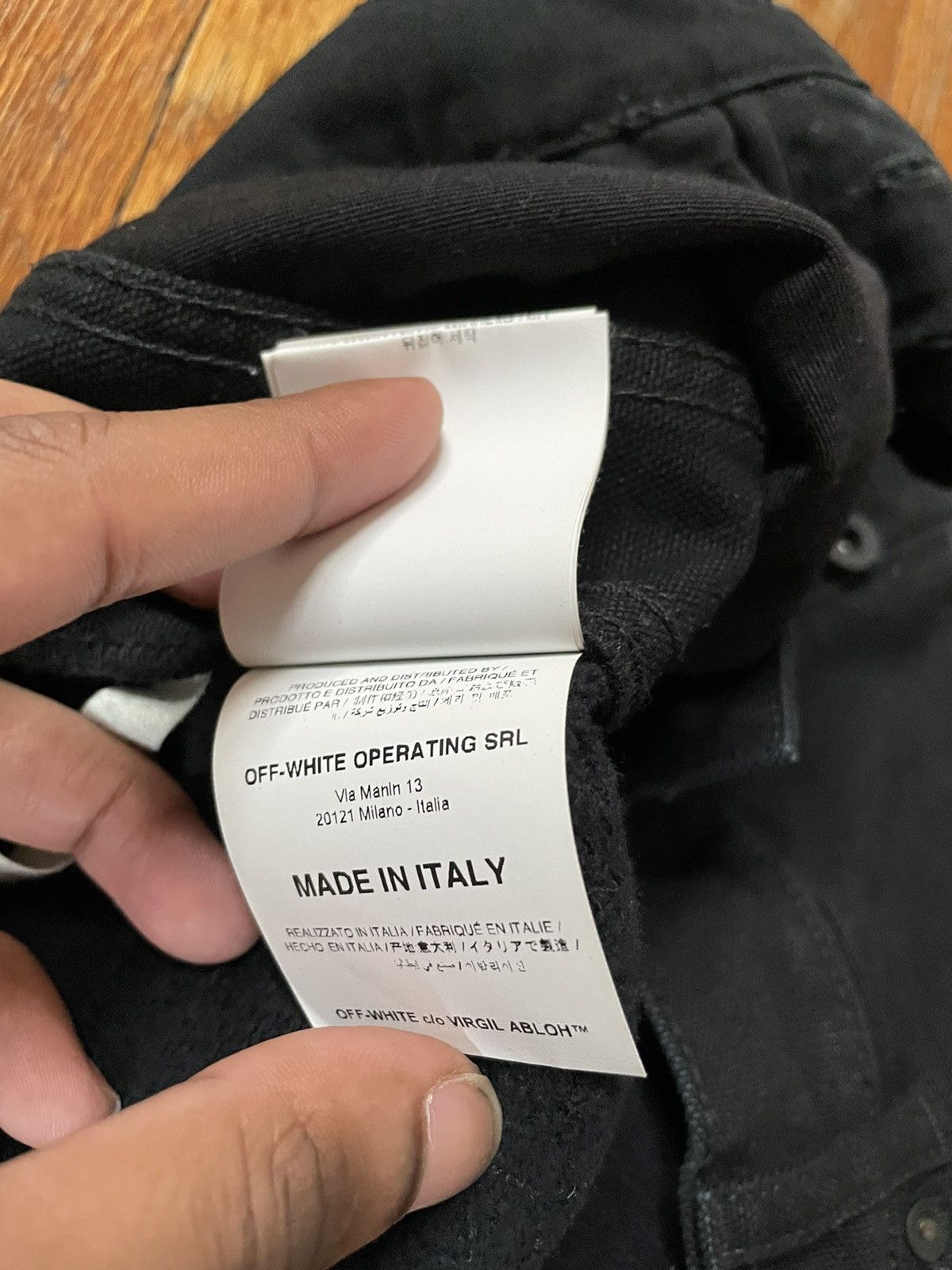Off-White Off-White Paint Black Carpenter Pants. Size US 32 / EU 48 - 11 Thumbnail