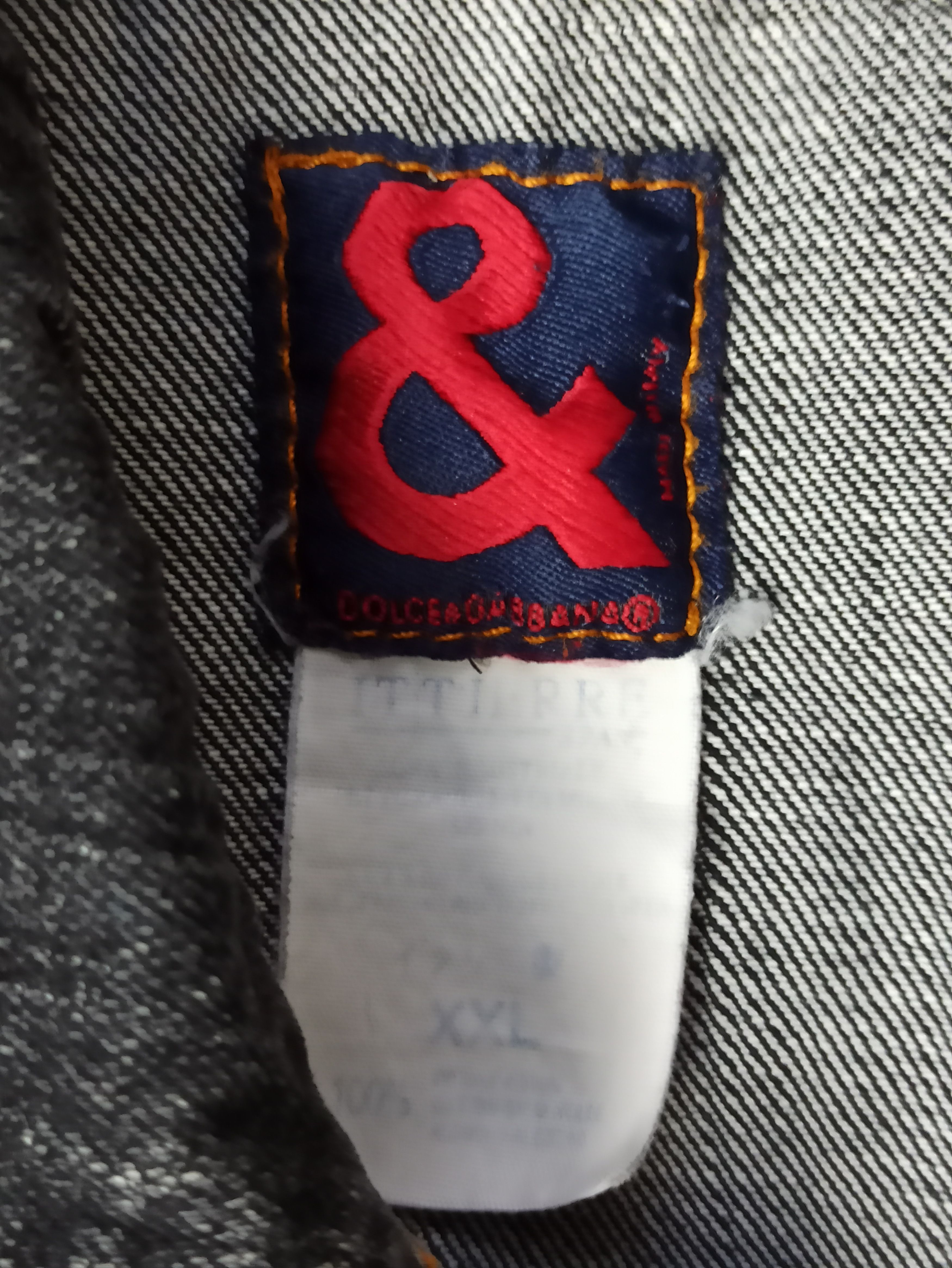 Dolce & Gabbana Dolce&Gabbana Vintage Denim Jacket Size S / US 4 / IT 40 - 5 Thumbnail