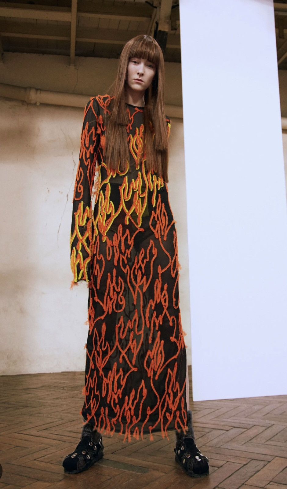 Acne Studios 🔥 Acne Studio FW16 Iconic beaded flame Dress Size XXS / US 00 / IT 34 - 22 Thumbnail