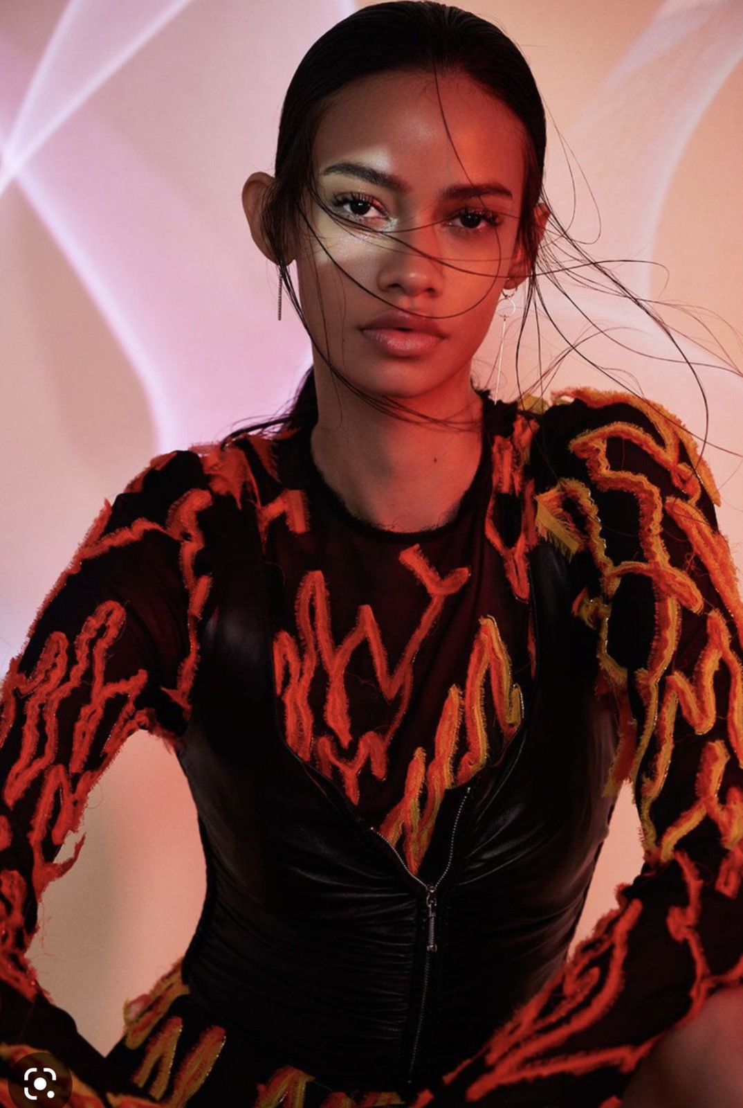 Acne Studios 🔥 Acne Studio FW16 Iconic beaded flame Dress Size XXS / US 00 / IT 34 - 20 Thumbnail