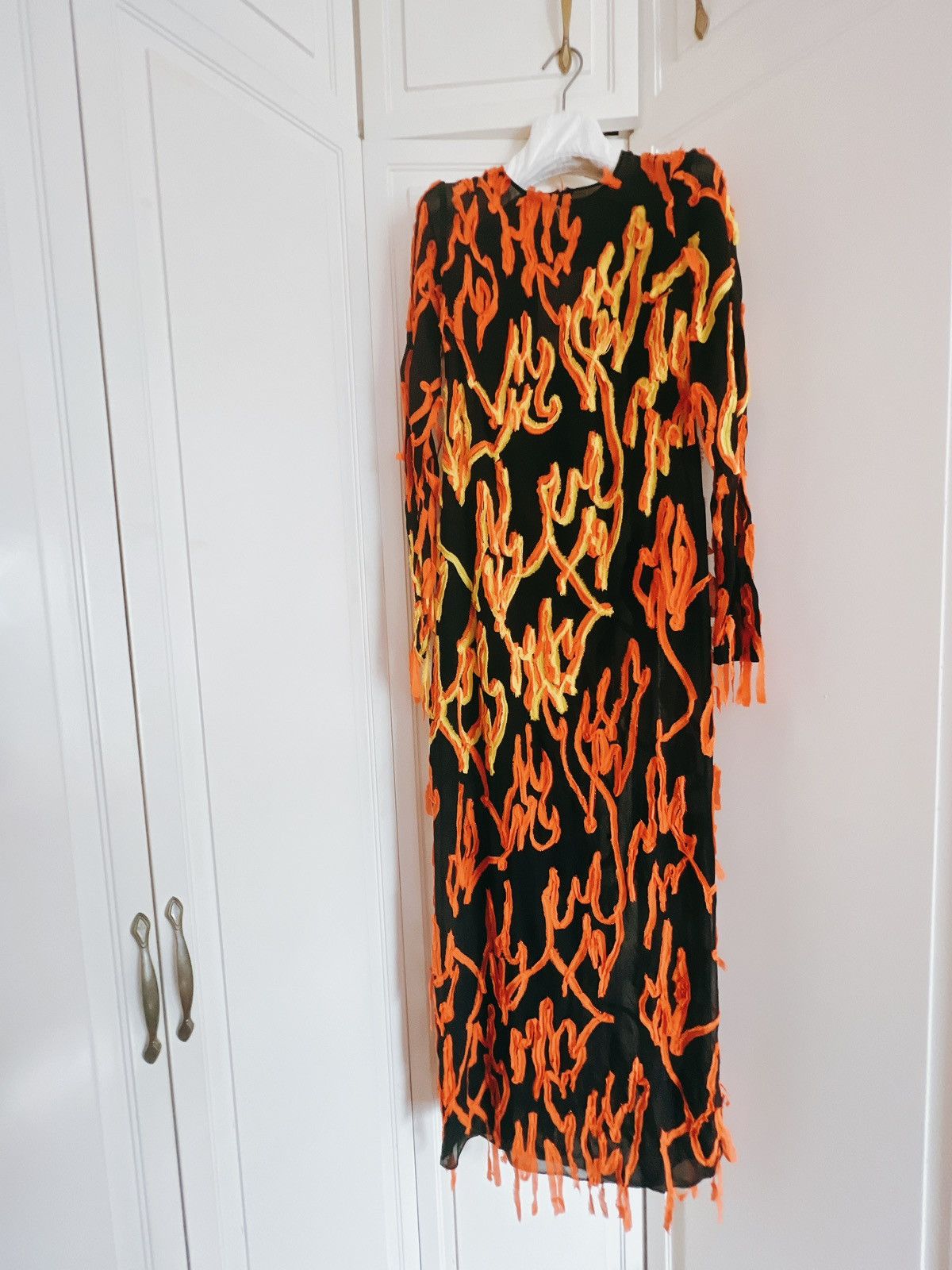 Acne Studios 🔥 Acne Studio FW16 Iconic beaded flame Dress Size XXS / US 00 / IT 34 - 3 Thumbnail