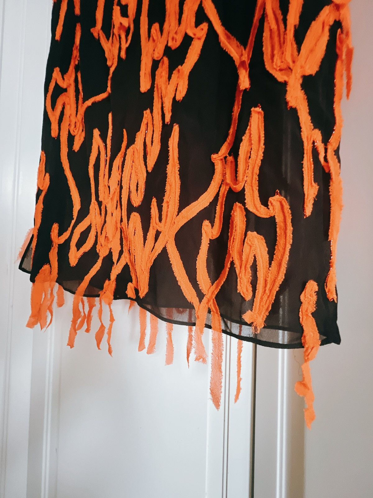 Acne Studios 🔥 Acne Studio FW16 Iconic beaded flame Dress Size XXS / US 00 / IT 34 - 7 Thumbnail