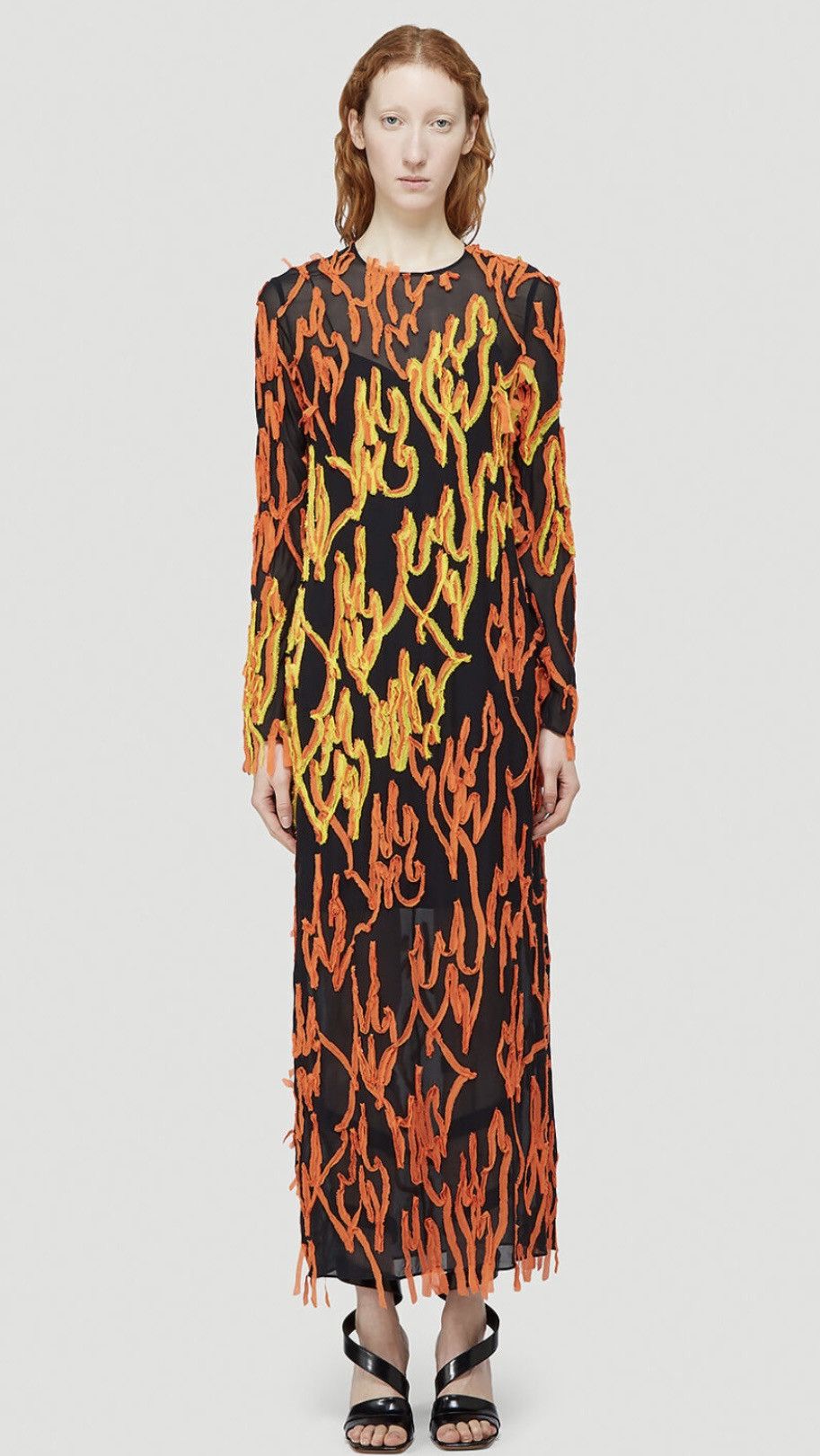 Acne Studios 🔥 Acne Studio FW16 Iconic beaded flame Dress Size XXS / US 00 / IT 34 - 15 Thumbnail