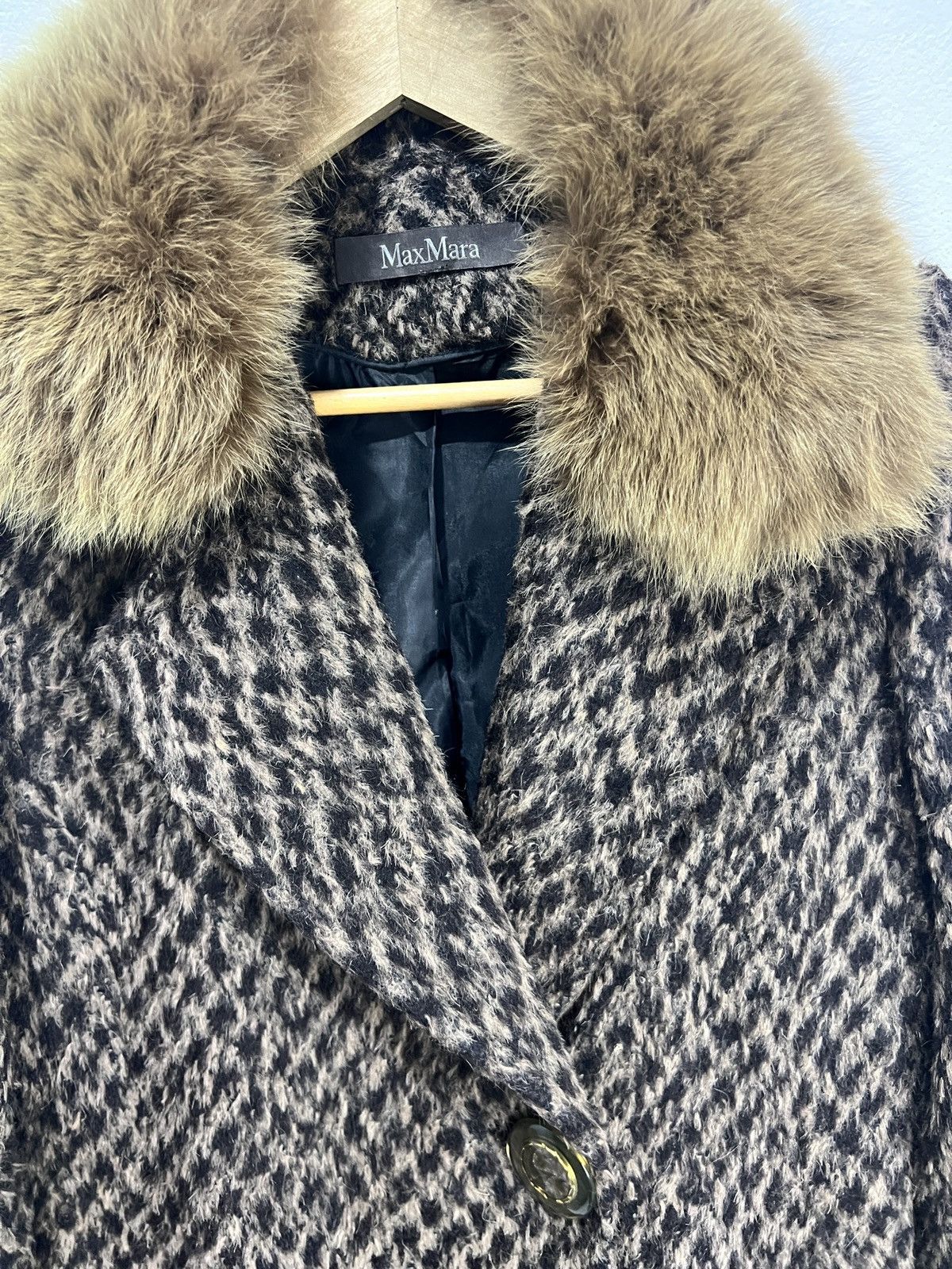 Max Mara Max Mara Leopard Fur Faux Fur Long Coat Size M / US 6-8 / IT 42-44 - 4 Thumbnail