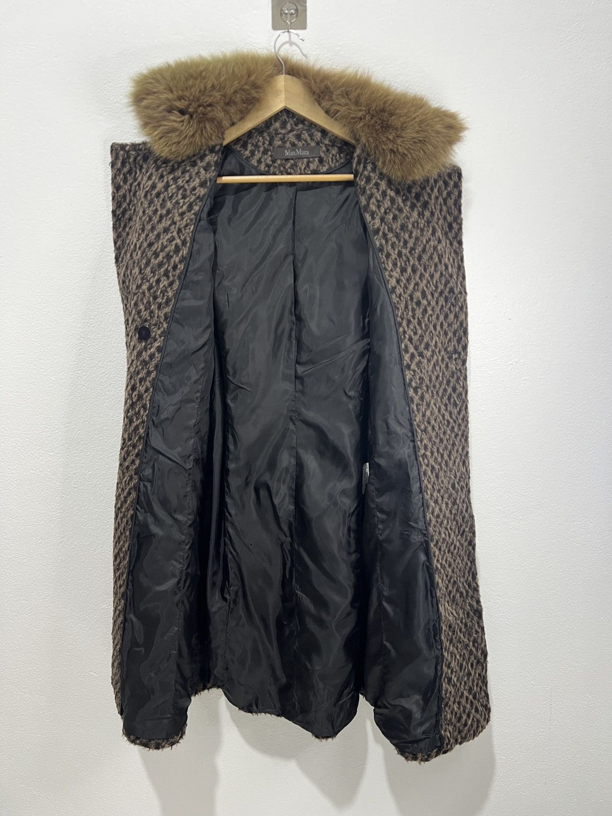 Max Mara Max Mara Leopard Fur Faux Fur Long Coat Size M / US 6-8 / IT 42-44 - 5 Thumbnail