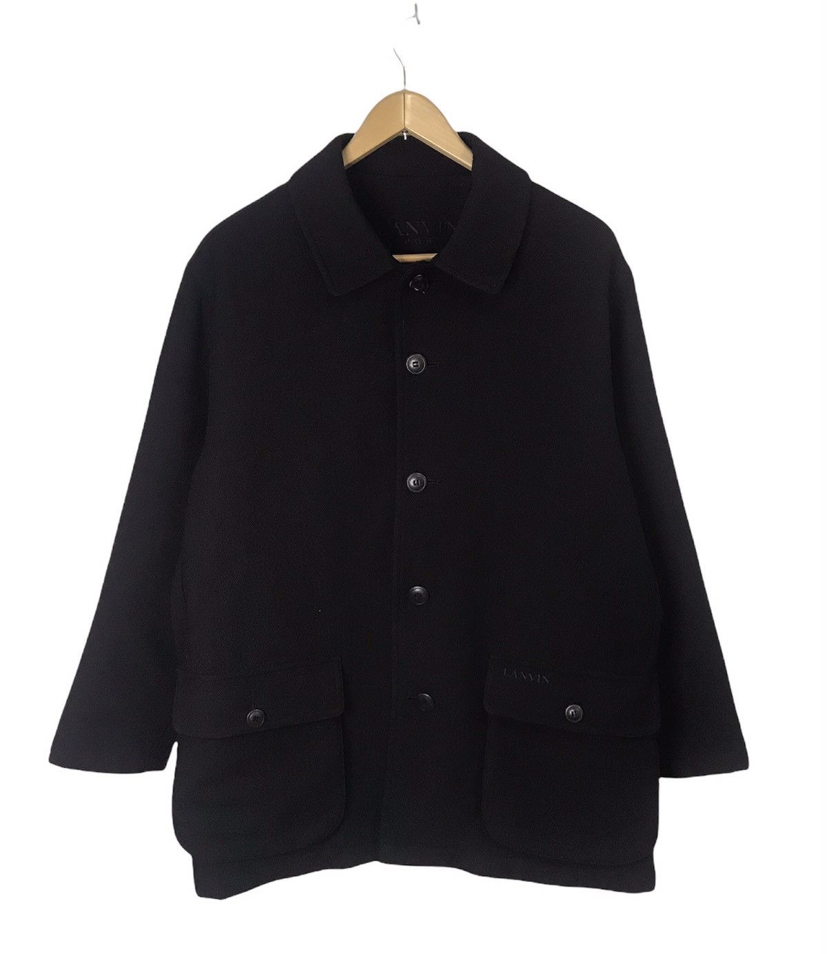 Lanvin × Vintage Vintage Lanvin Sport Wool Jacket Size US L / EU 52-54 / 3 - 1 Thumbnail