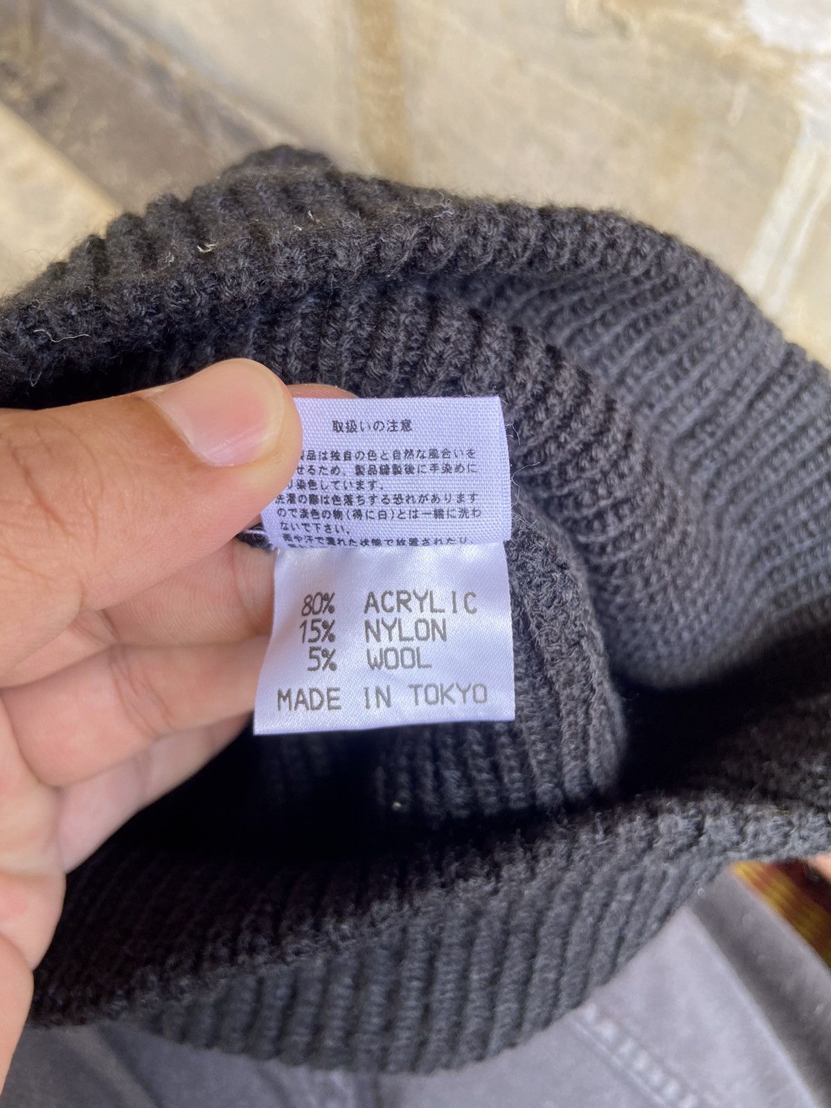 Japanese Brand SOT Japan Distressed Beanie Hat Size ONE SIZE - 7 Thumbnail