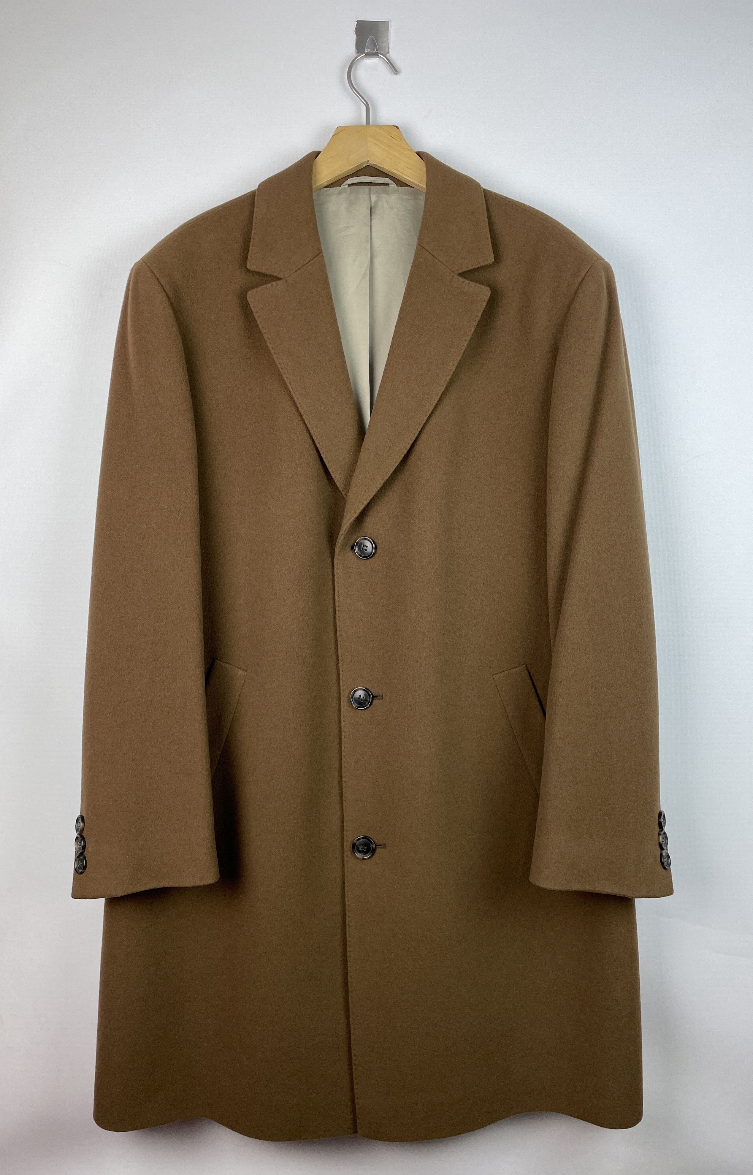 Hugo Boss Stratus-A Men's offers Tweed Wool Trench Coat Overcoat sz 46, NEW