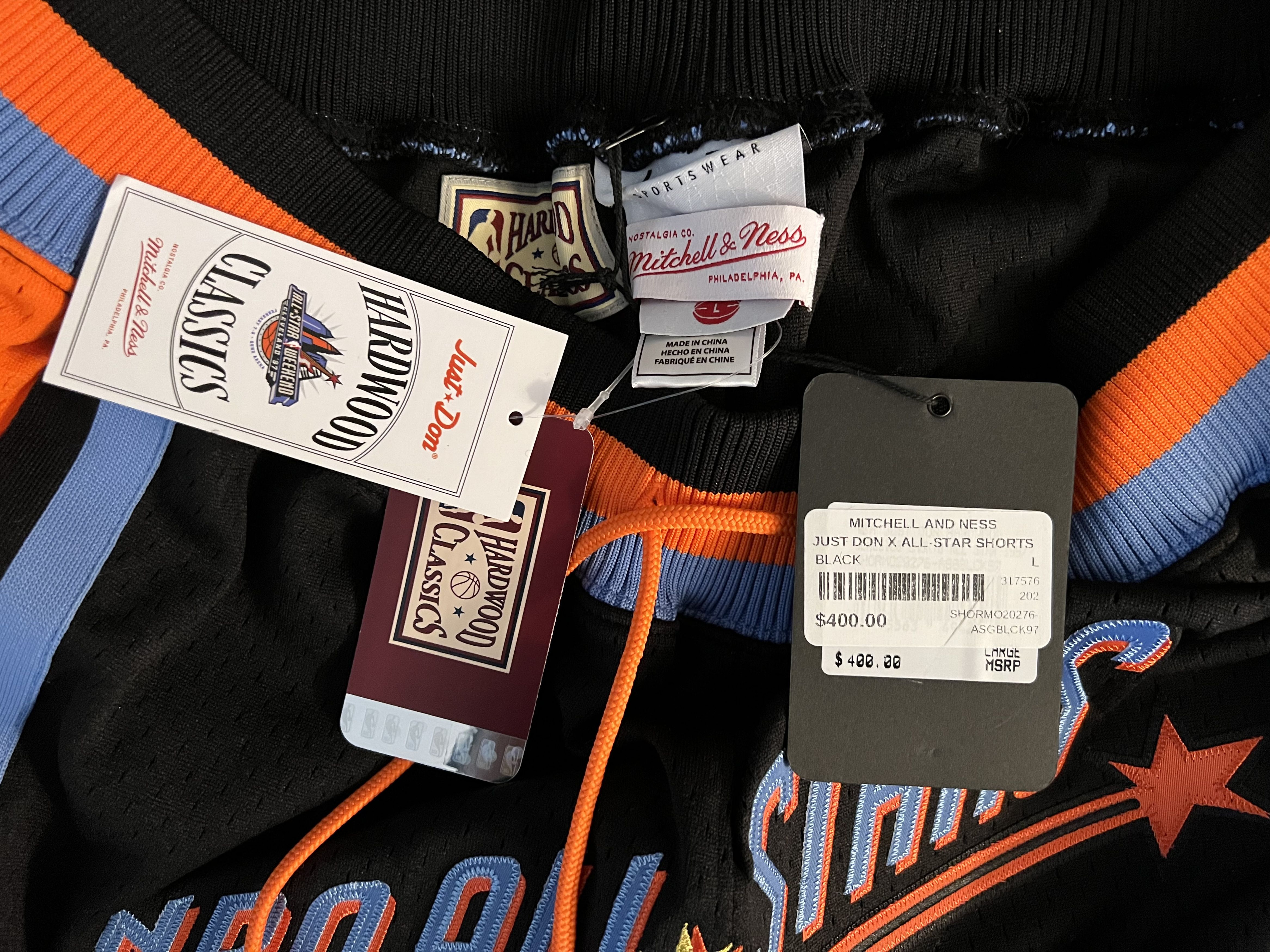Just Don × Mitchell & Ness NBA All Star Just Don x Mitchell & Ness Shorts Size US 32 / EU 48 - 4 Thumbnail