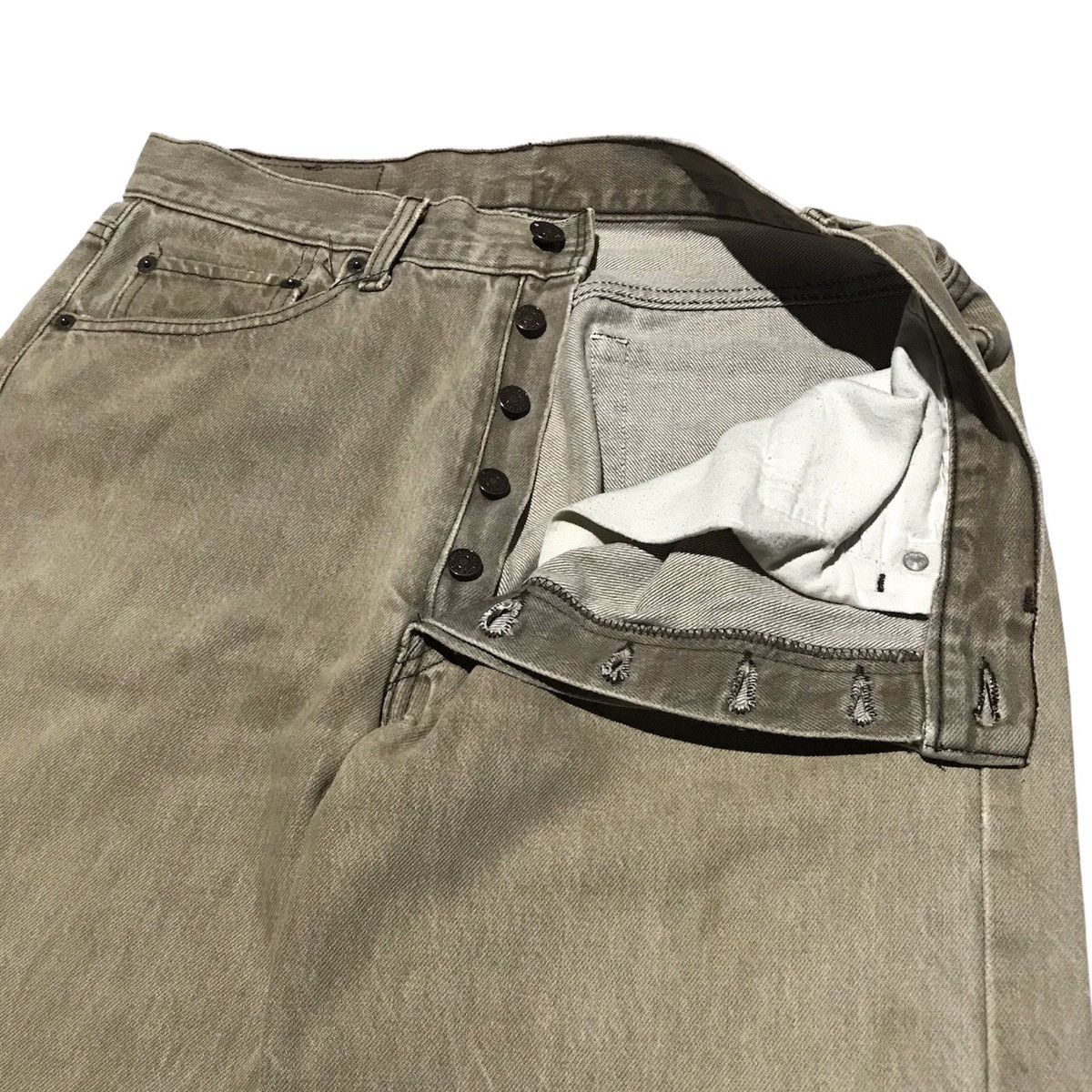 Levi's × Levi's Vintage Clothing VINTAGE LEVIS 501 BROWN FADED DENIM PANTS Size US 33 - 3 Thumbnail