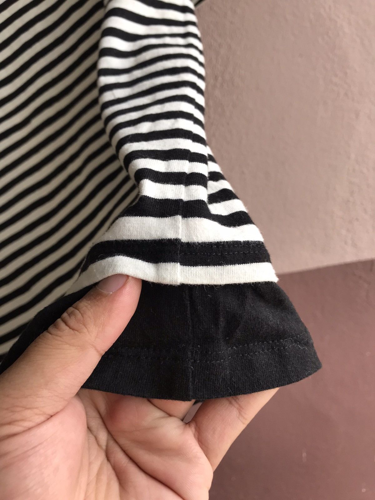 Issey Miyake Tsumori Chisato Issey Miyake Patchwork Stripe Tee Size US M / EU 48-50 / 2 - 5 Thumbnail