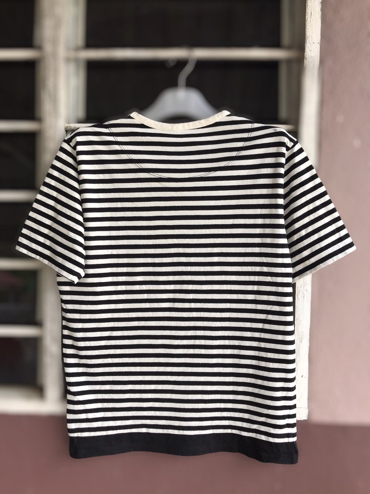 Issey Miyake Tsumori Chisato Issey Miyake Patchwork Stripe Tee Size US M / EU 48-50 / 2 - 2 Thumbnail