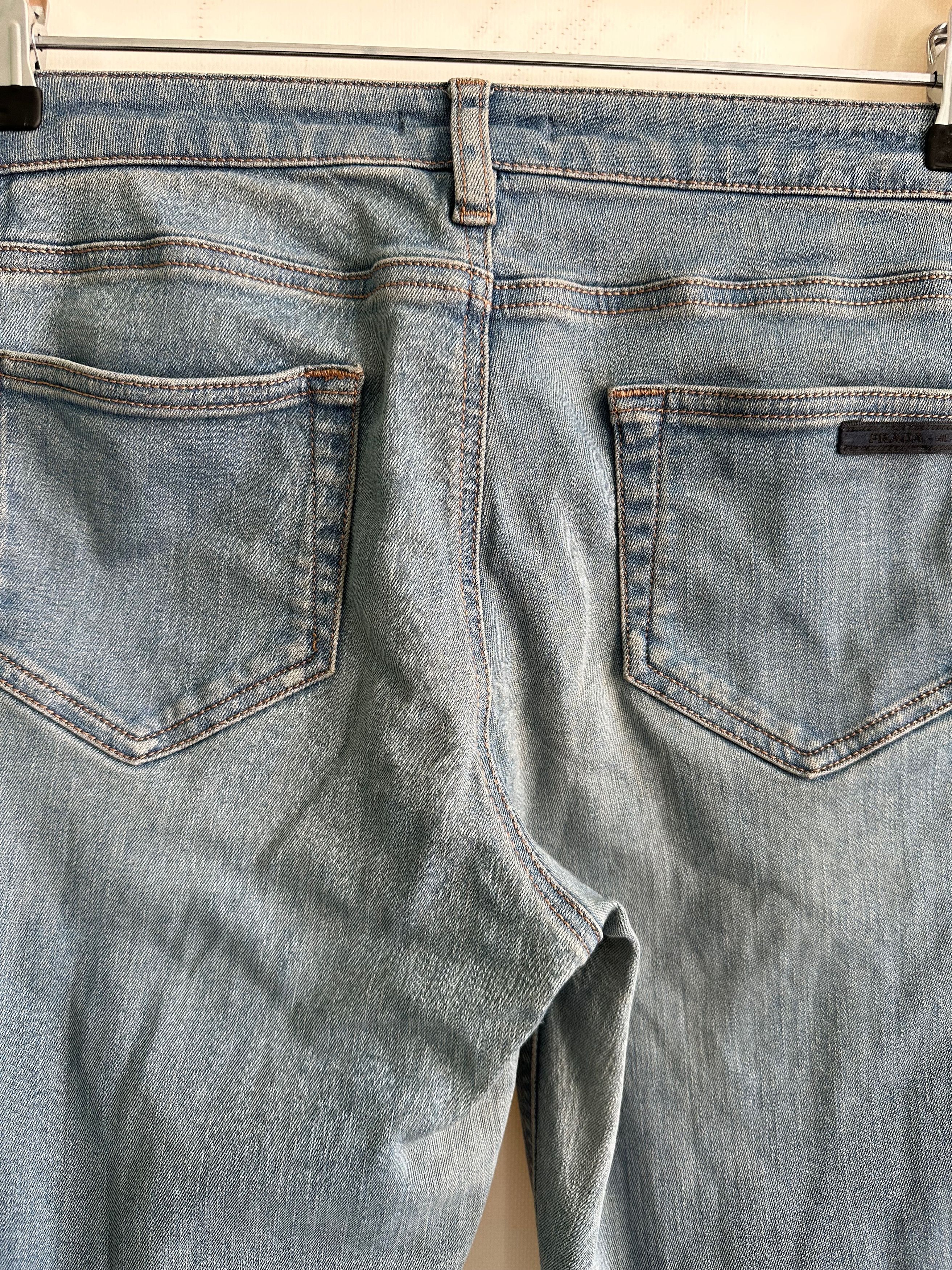 Prada PRADA Stretch denim jeans pants blue skinny fit Size 28" / US 6 / IT 42 - 9 Thumbnail