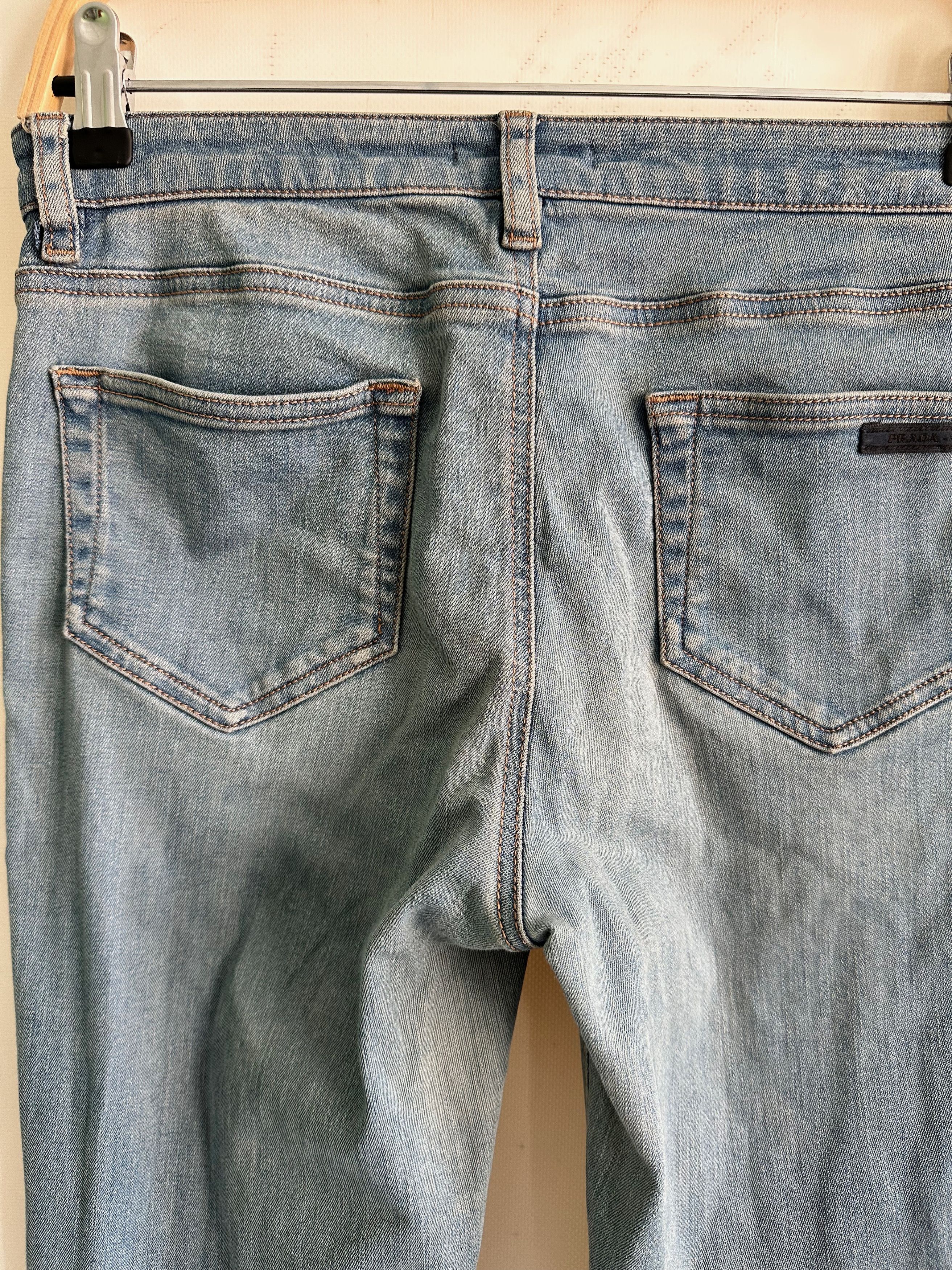 Prada PRADA Stretch denim jeans pants blue skinny fit Size 28" / US 6 / IT 42 - 10 Thumbnail