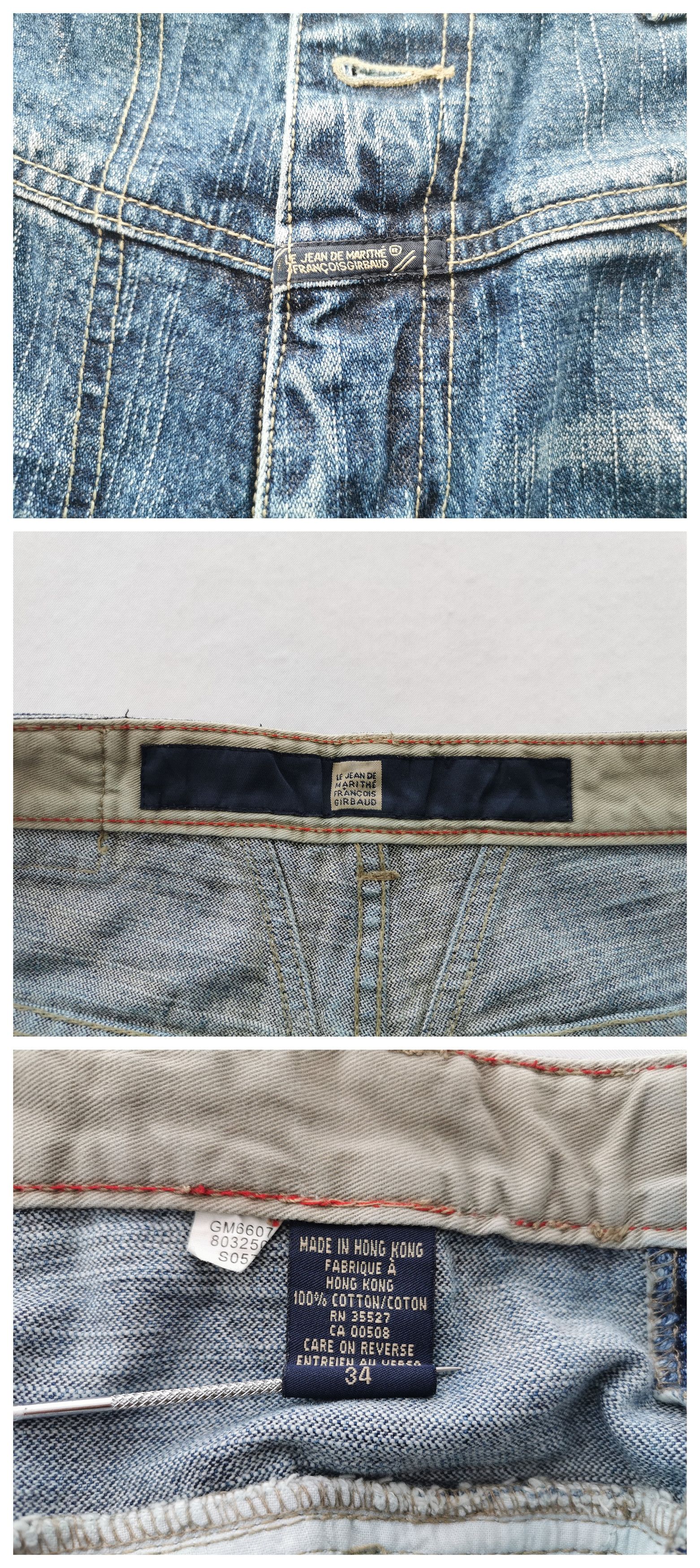 Marithe + Francois Girbaud Vintage 90s Marithe Francois Girbaud Selvedge Denim Size 34 Size US 34 / EU 50 - 8 Thumbnail